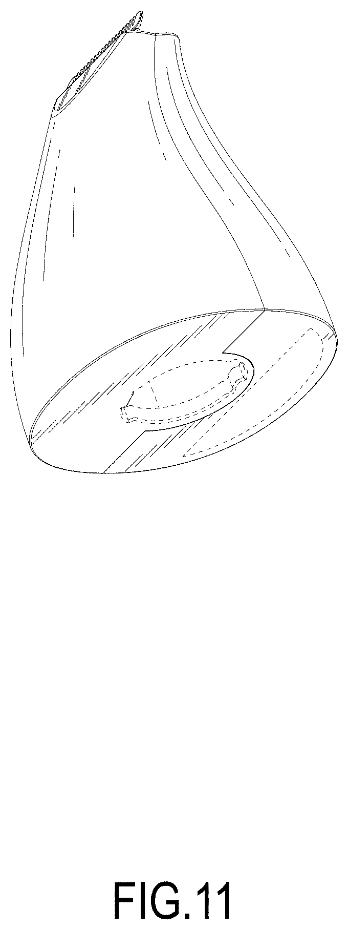 Patent USD1001393 Figure 11 – Multifunctional pet grooming device