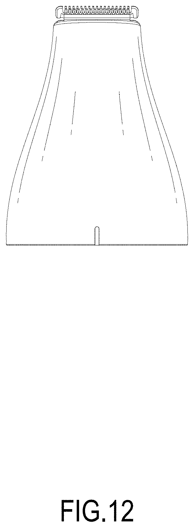 Patent USD1001393 Figure 12 – Multifunctional pet grooming device
