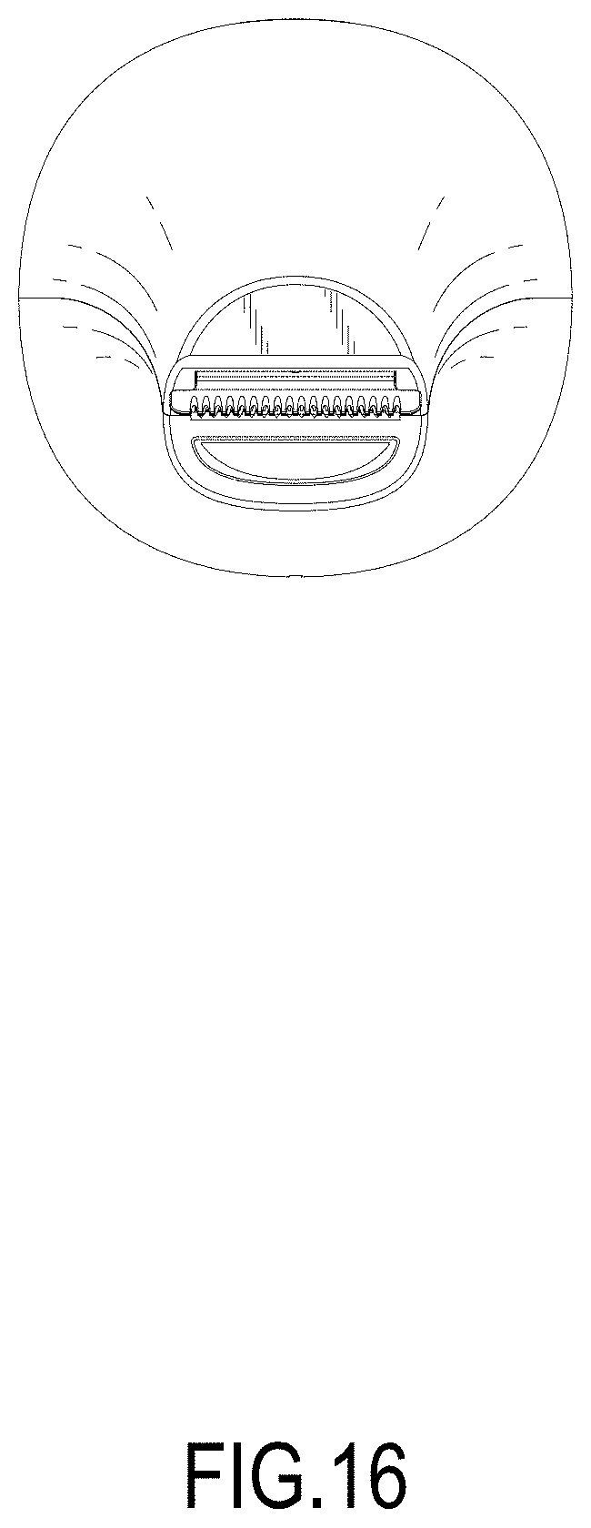 Patent USD1001393 Figure 16 – Multifunctional pet grooming device