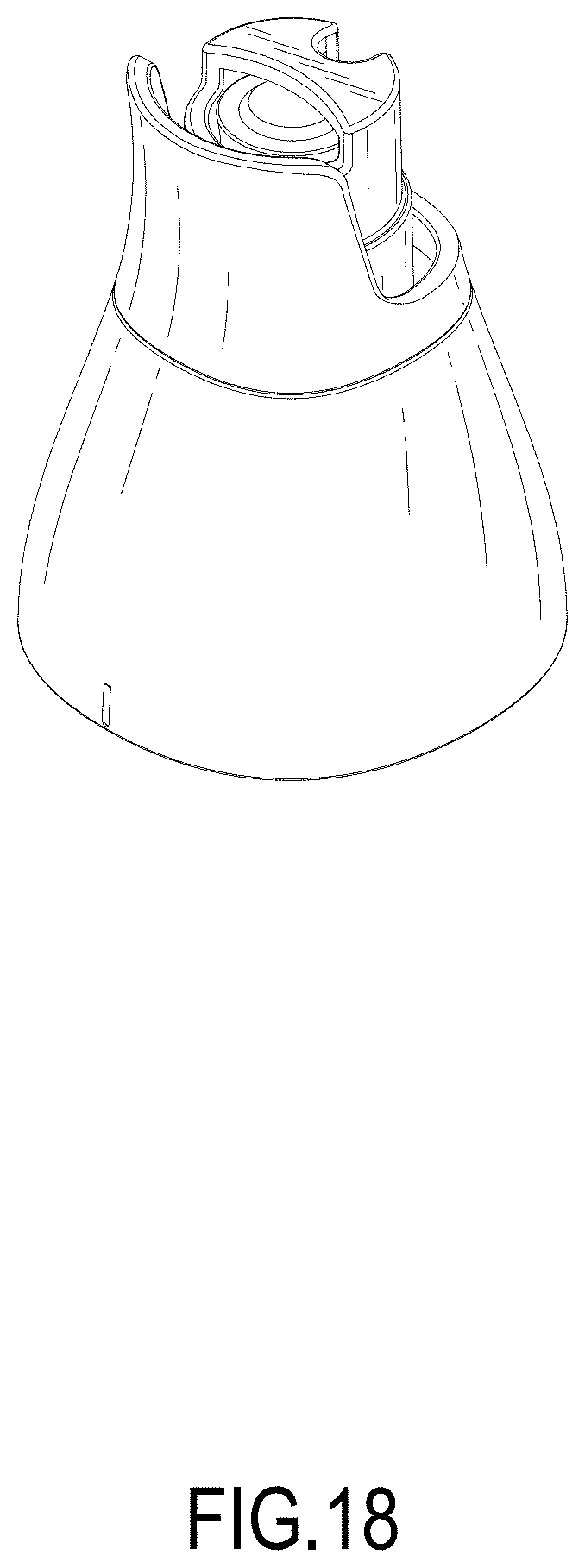Patent USD1001393 Figure 18 – Multifunctional pet grooming device