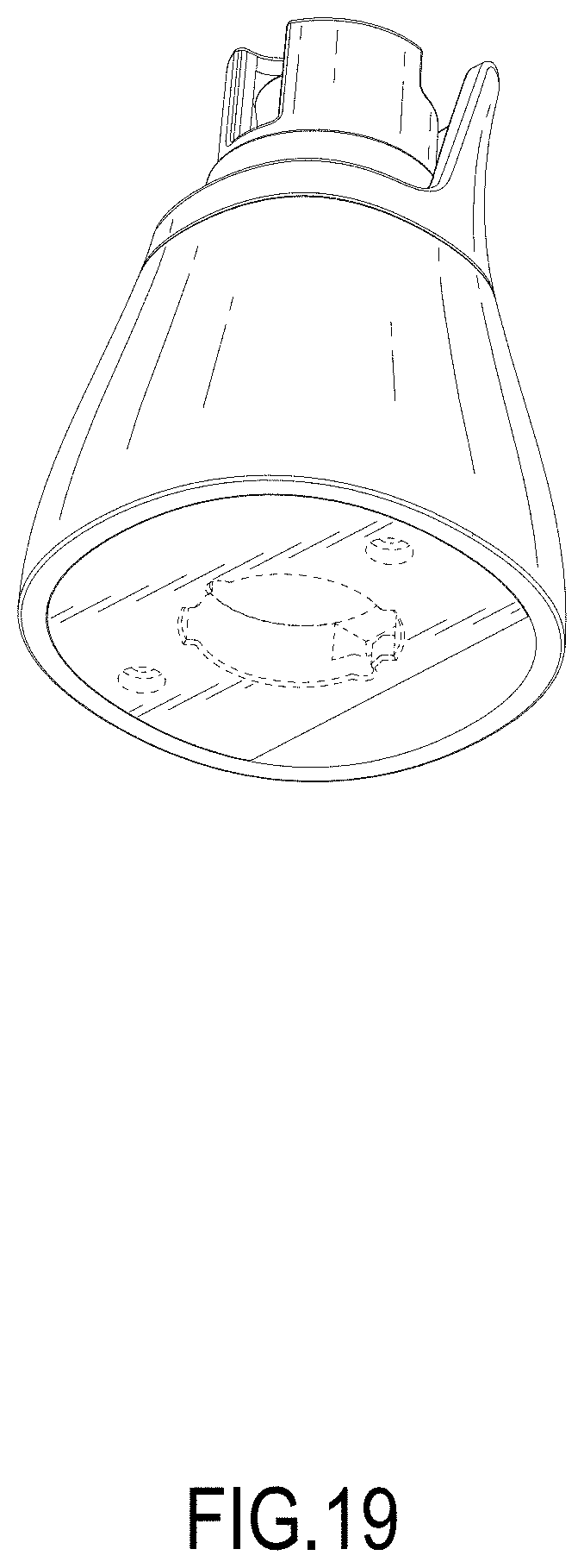 Patent USD1001393 Figure 19 – Multifunctional pet grooming device