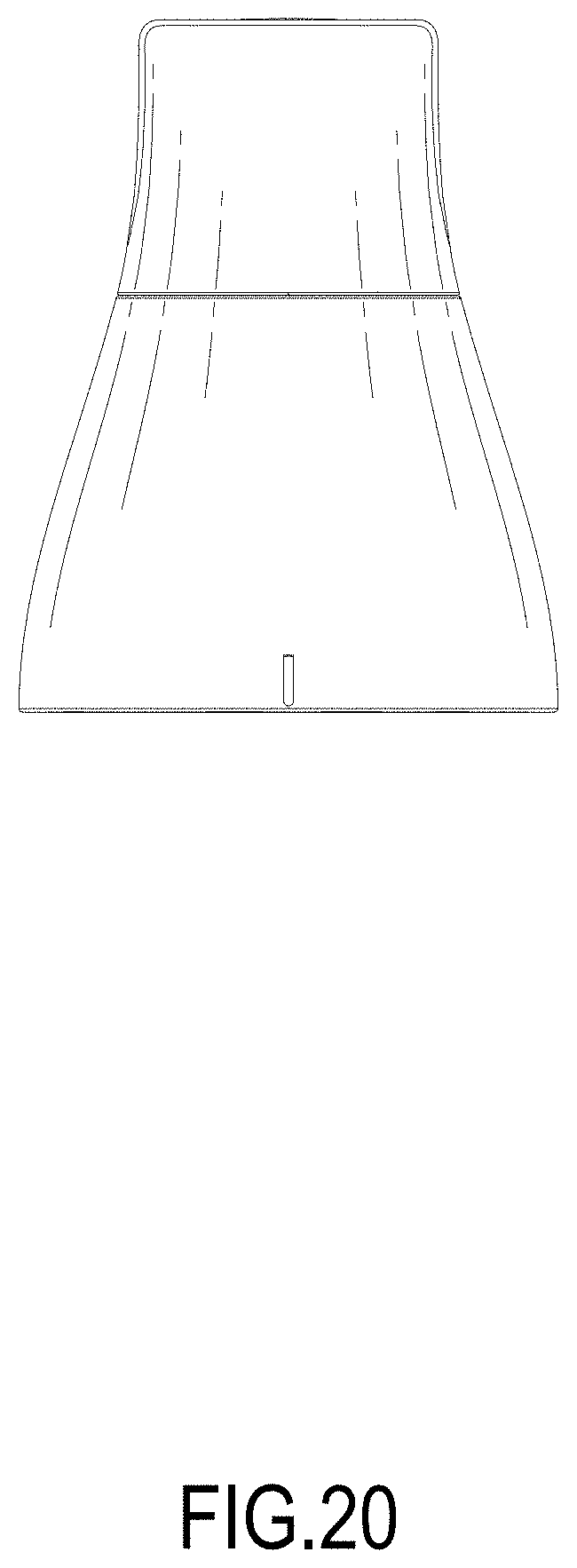 Patent USD1001393 Figure 20 – Multifunctional pet grooming device