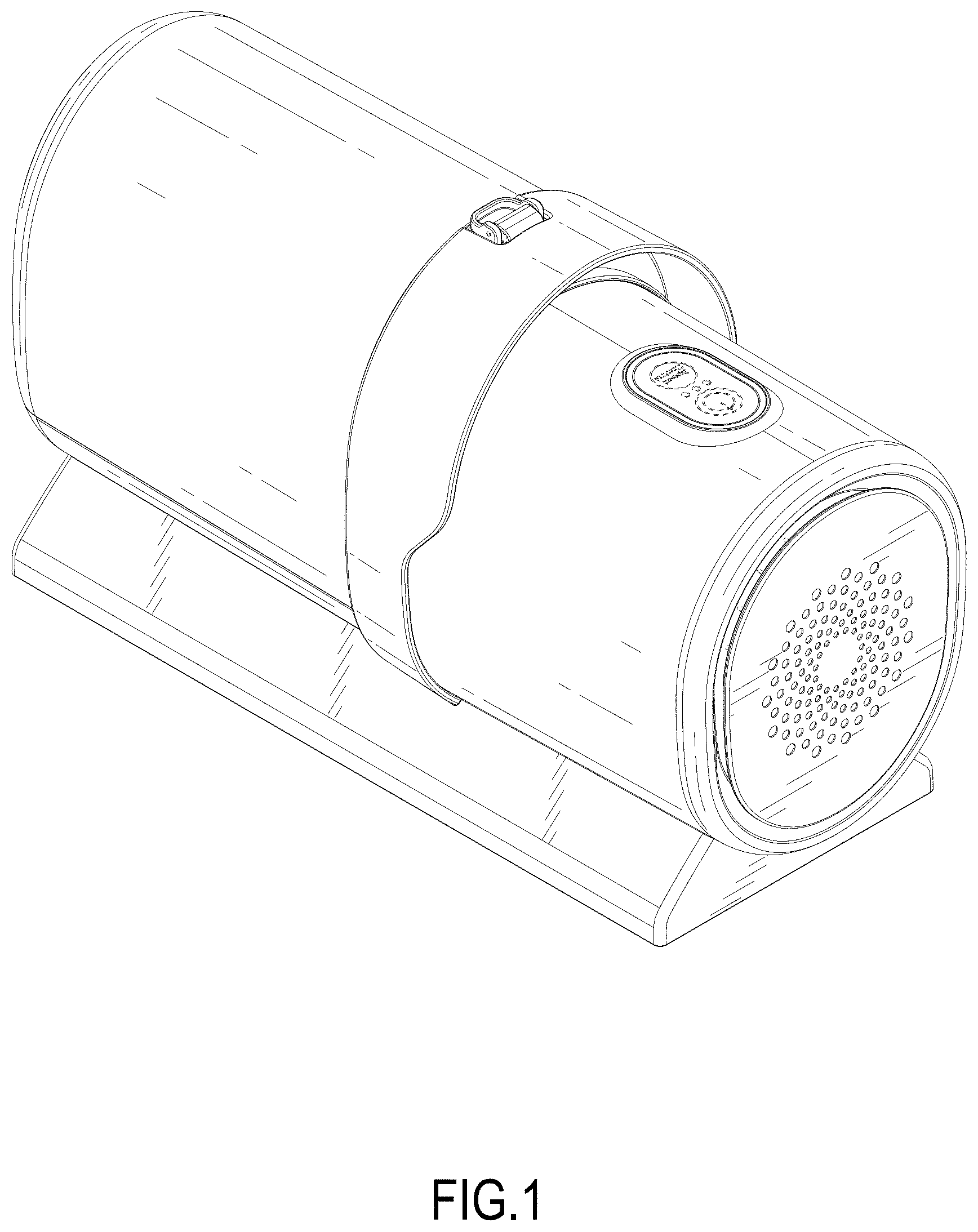 Patent USD1001394 Figure 1 – Pet hair vacuum cleaner