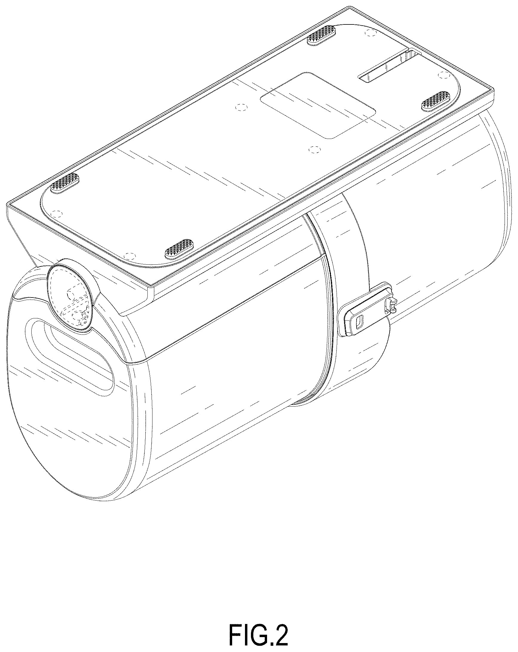 Patent USD1001394 Figure 2 – Pet hair vacuum cleaner