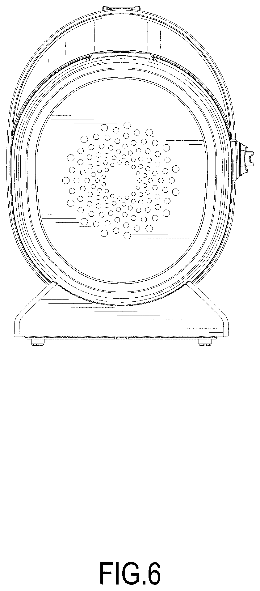 Patent USD1001394 Figure 6 – Pet hair vacuum cleaner