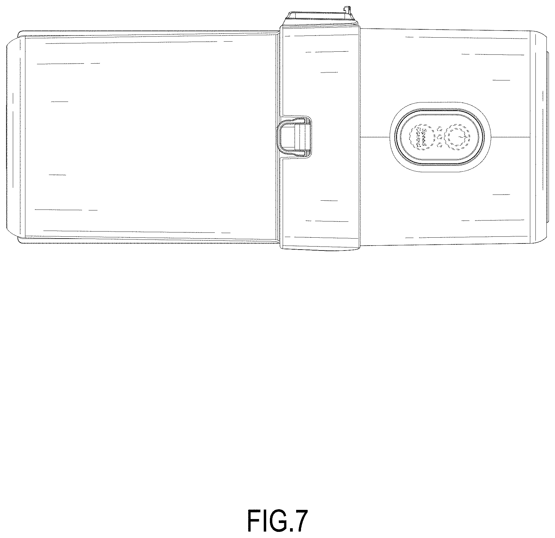 Patent USD1001394 Figure 7 – Pet hair vacuum cleaner