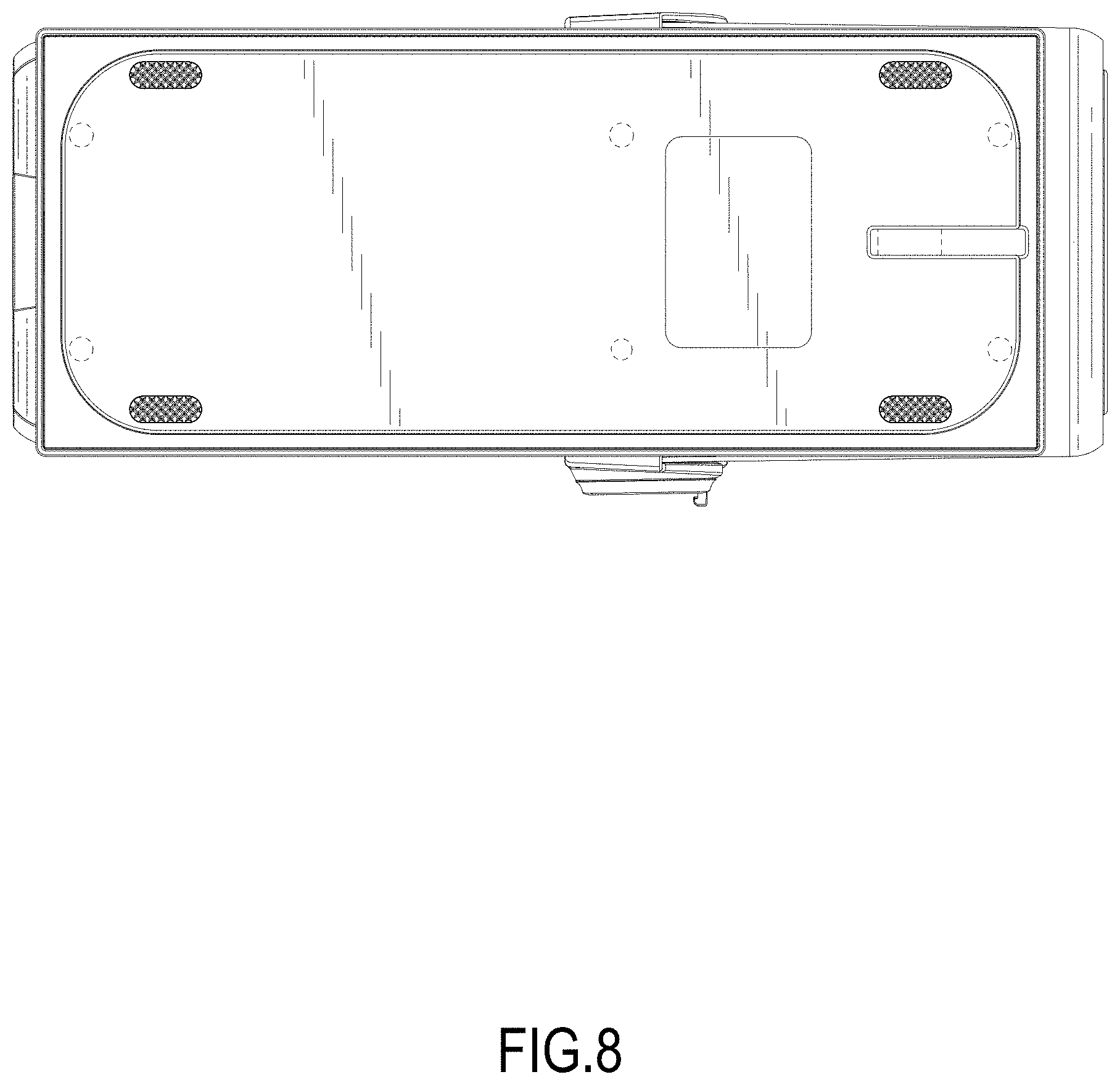 Patent USD1001394 Figure 8 – Pet hair vacuum cleaner