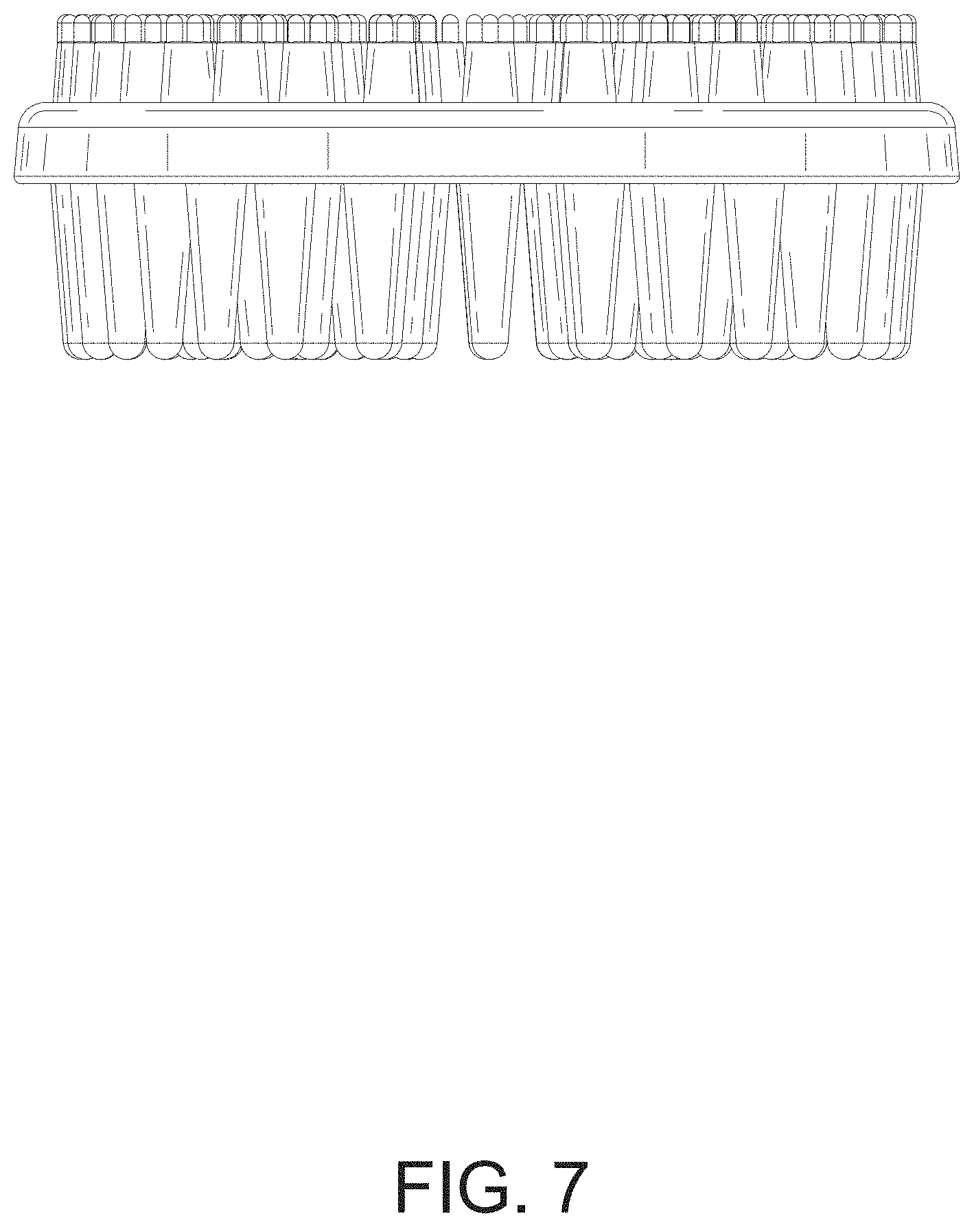 Patent USD1001395 Figure 7 – Double-sided bath and massage brush for pet