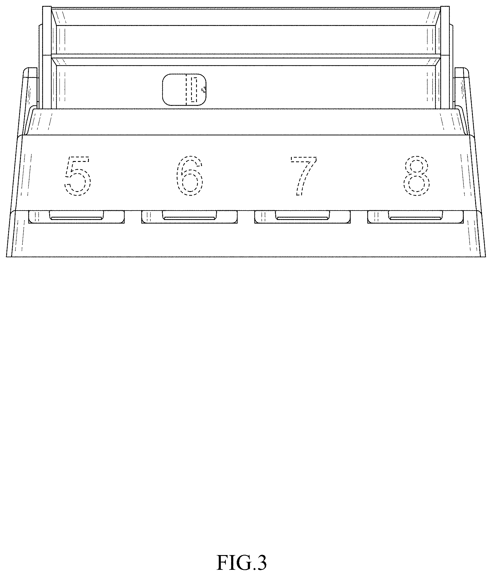 Patent USD1001396 Figure 3 – Toy for animal