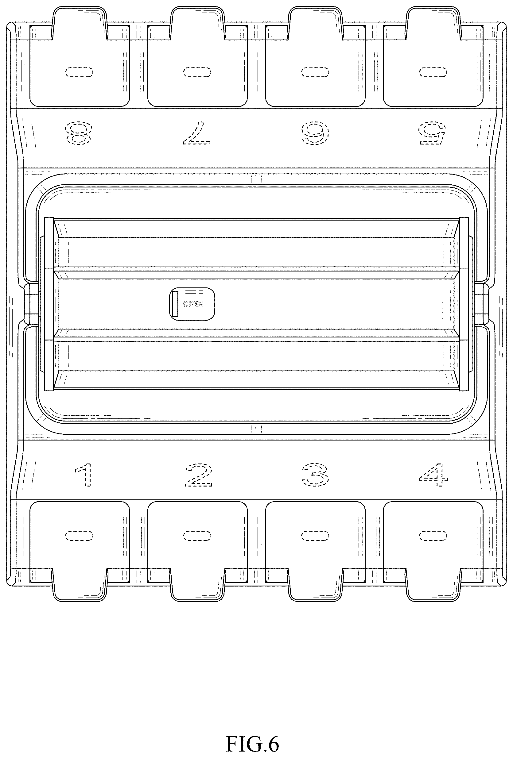 Patent USD1001396 Figure 6 – Toy for animal