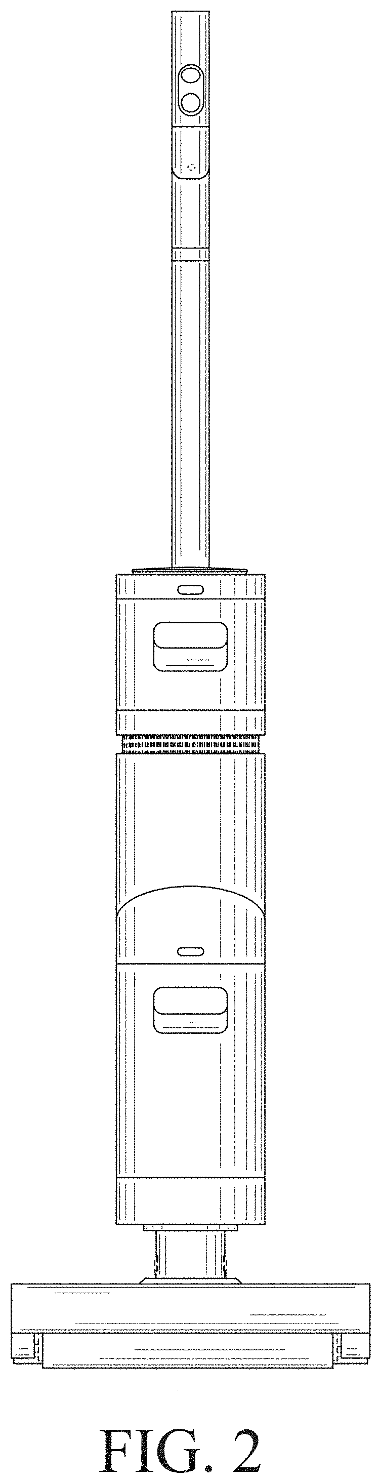 Patent USD1001402 Figure 2 – Floor washer