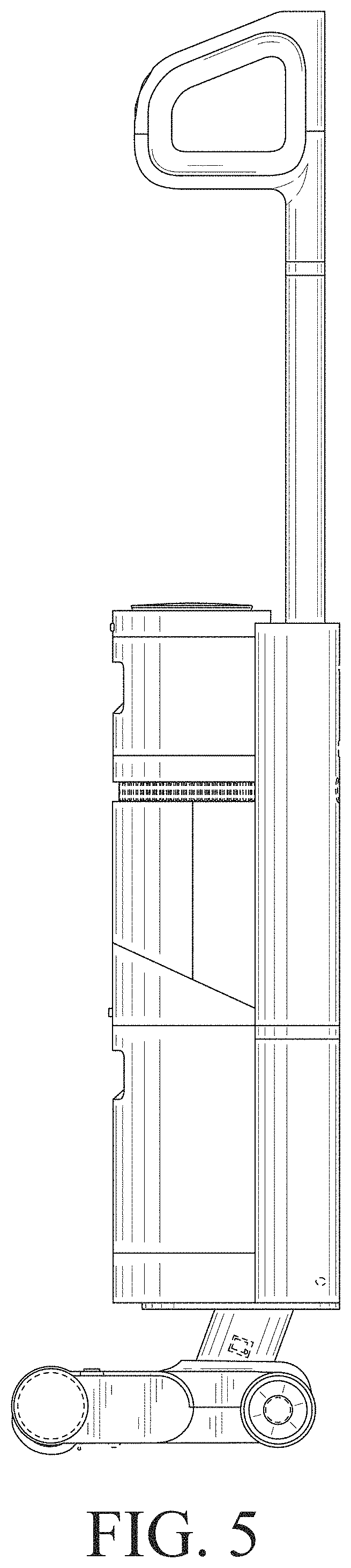 Patent USD1001402 Figure 5 – Floor washer