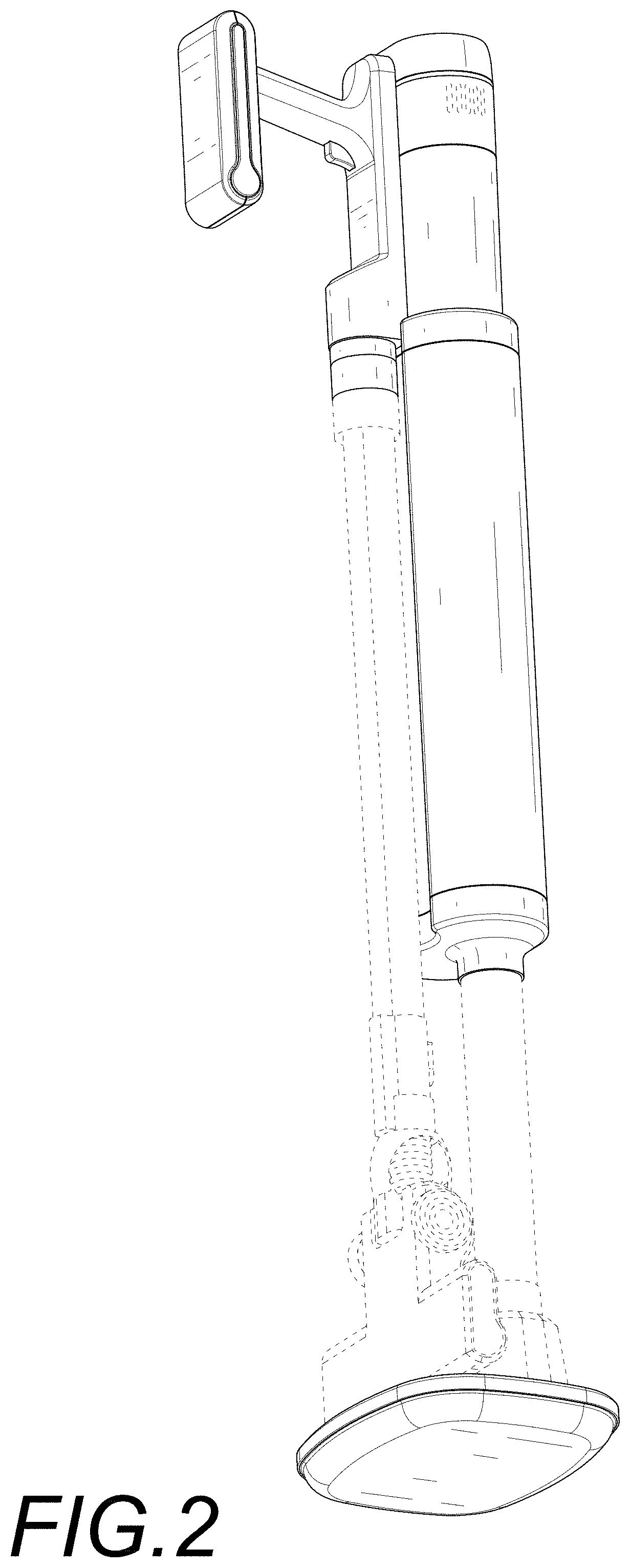 Patent USD1001403 Figure 2 – Vacuum cleaner