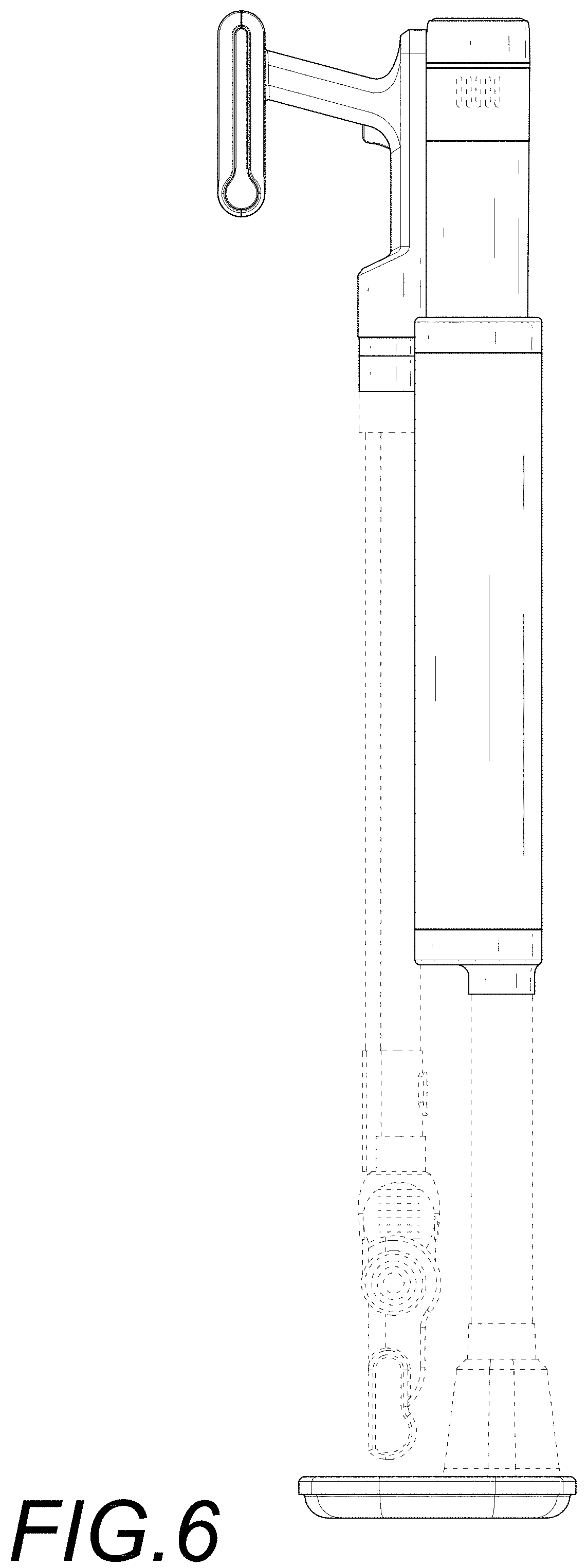 Patent USD1001403 Figure 6 – Vacuum cleaner