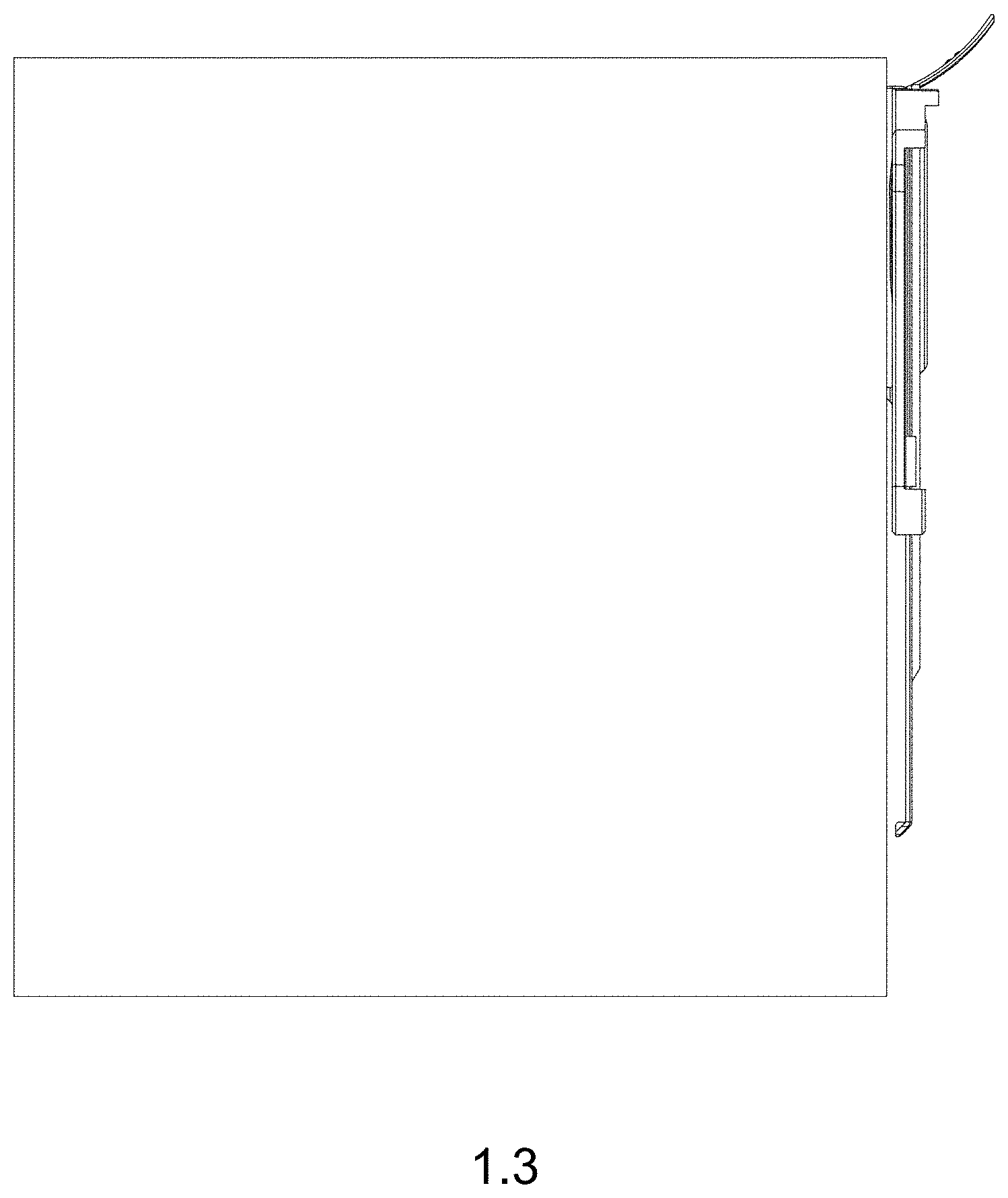 Patent USD1001404 Figure 3 – Dust bag for cleaning appliance