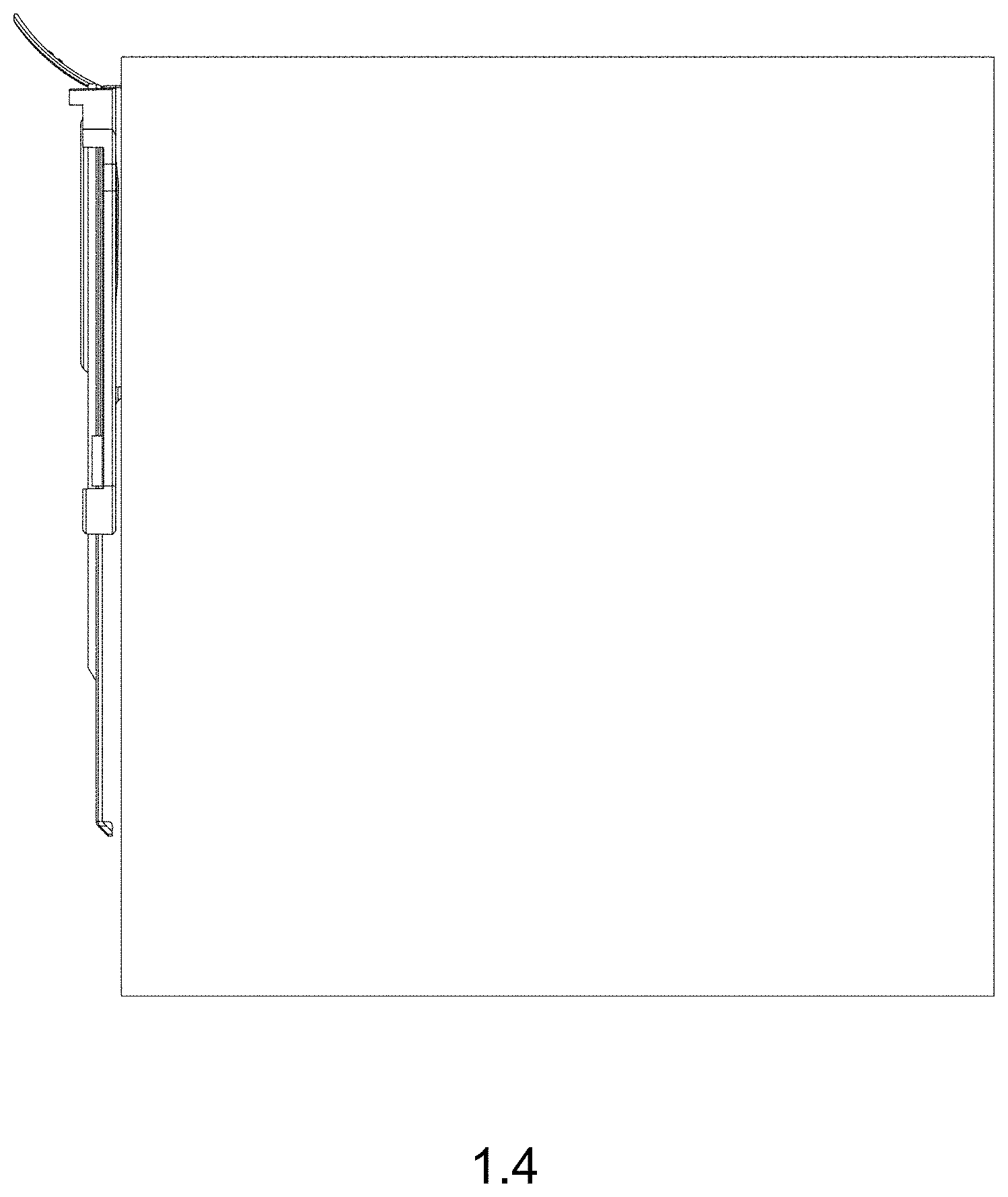 Patent USD1001404 Figure 4 – Dust bag for cleaning appliance