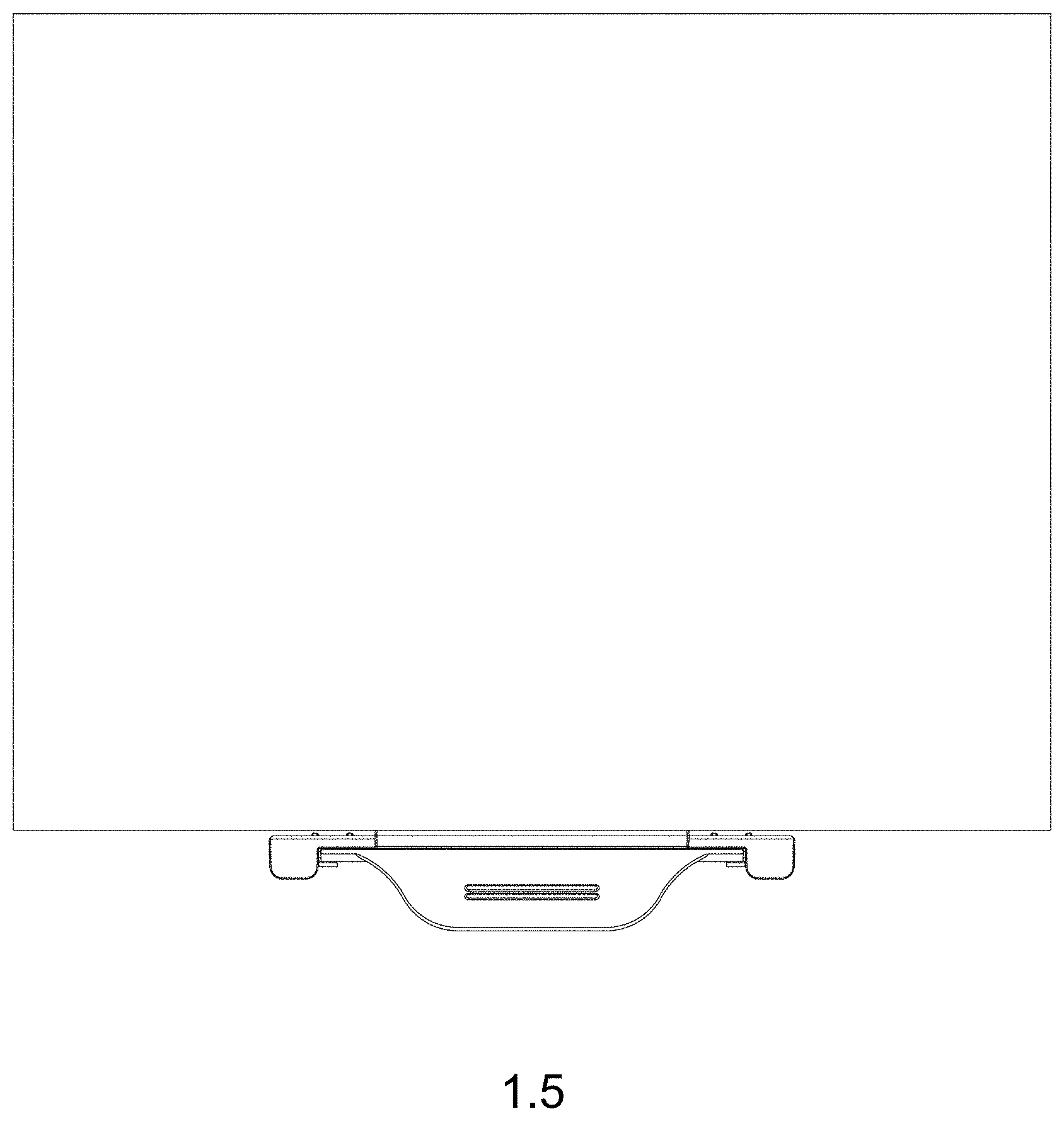 Patent USD1001404 Figure 5 – Dust bag for cleaning appliance