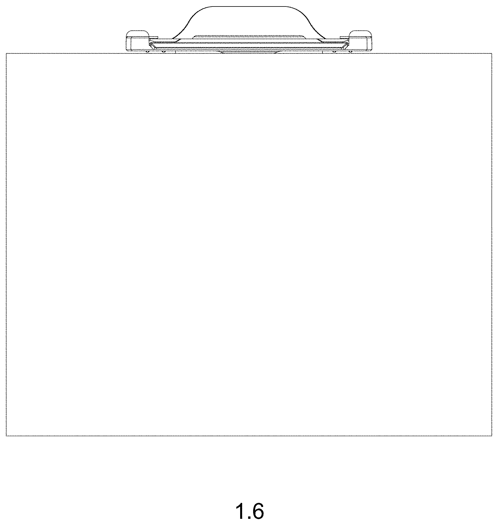 Patent USD1001404 Figure 6 – Dust bag for cleaning appliance