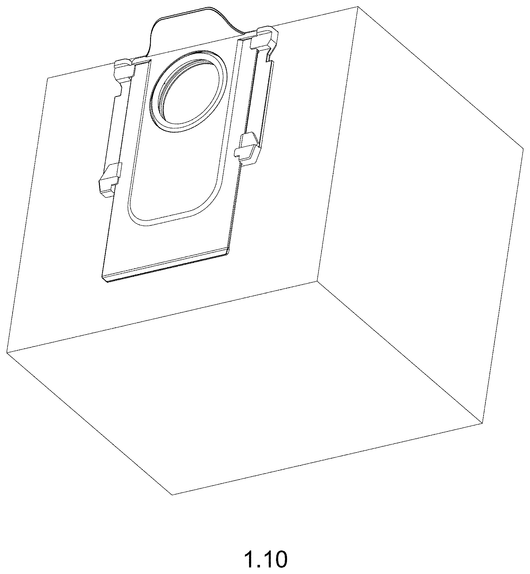 Patent USD1001404 Figure 10 – Dust bag for cleaning appliance