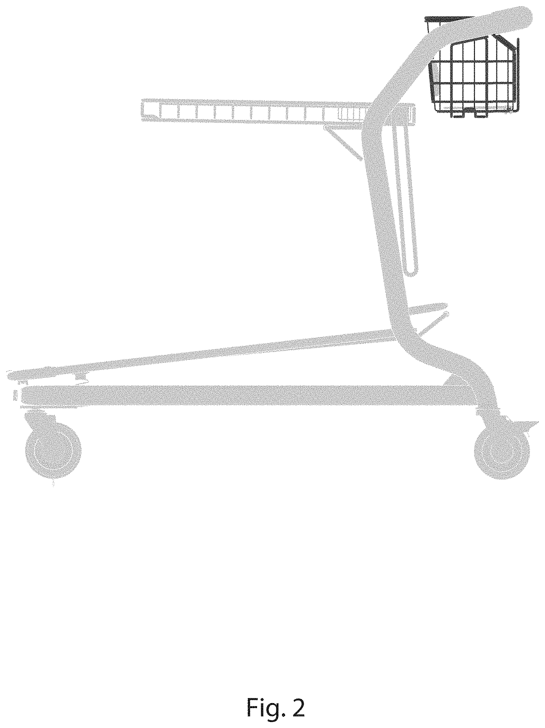Patent USD1001408 Figure 2 – Cart basket