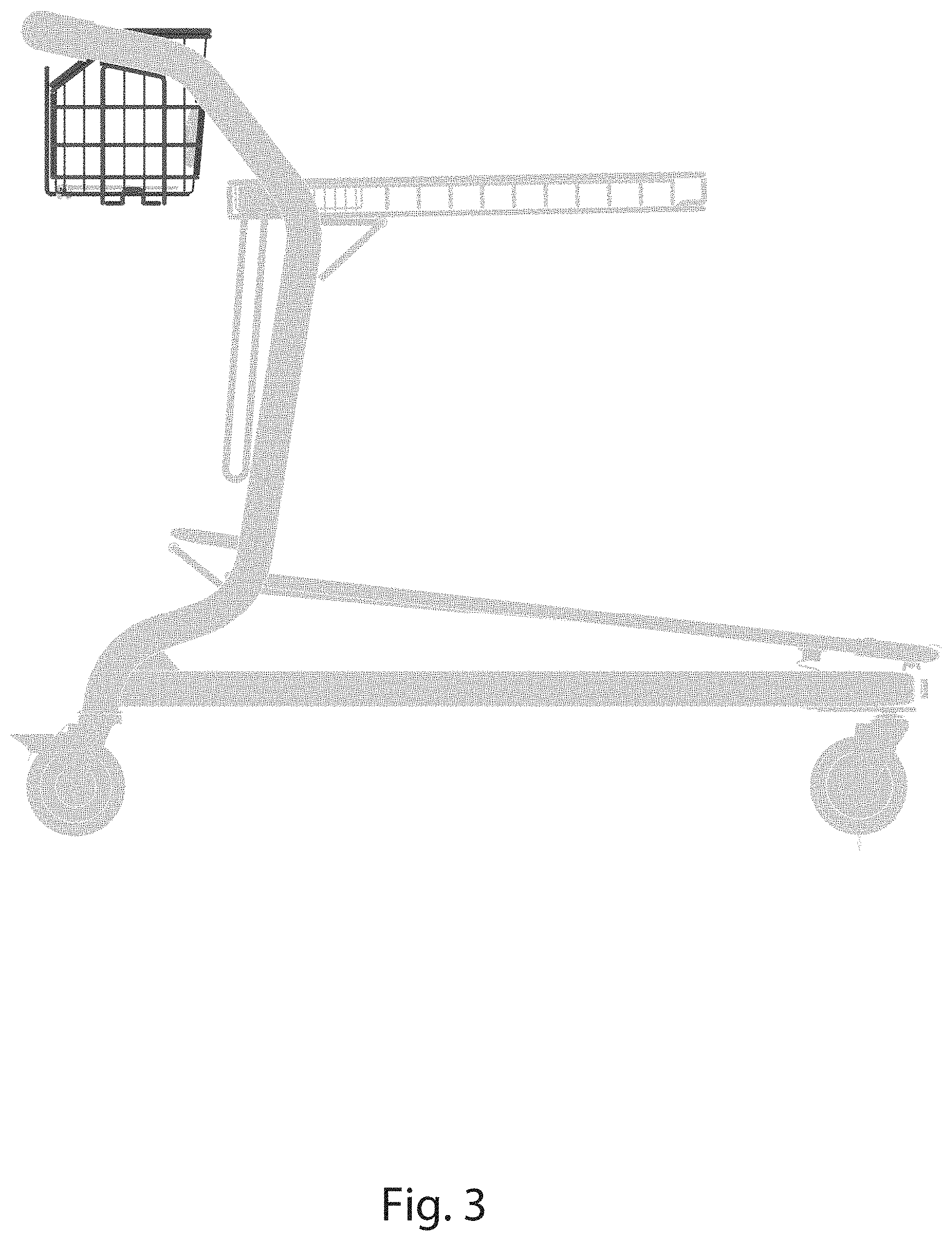 Patent USD1001408 Figure 3 – Cart basket