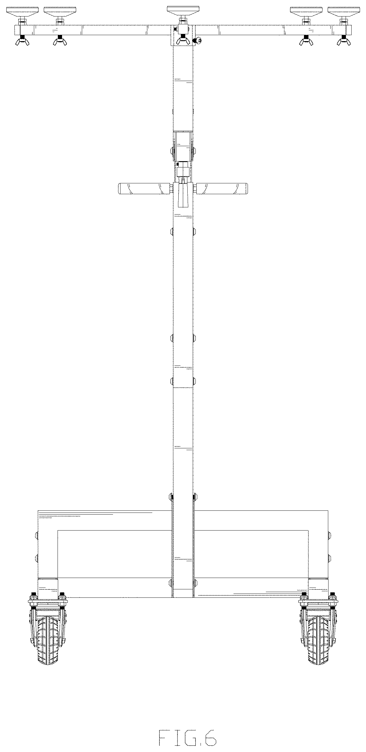 Patent USD1001411 Figure 6 – Vehicle hardtop lift