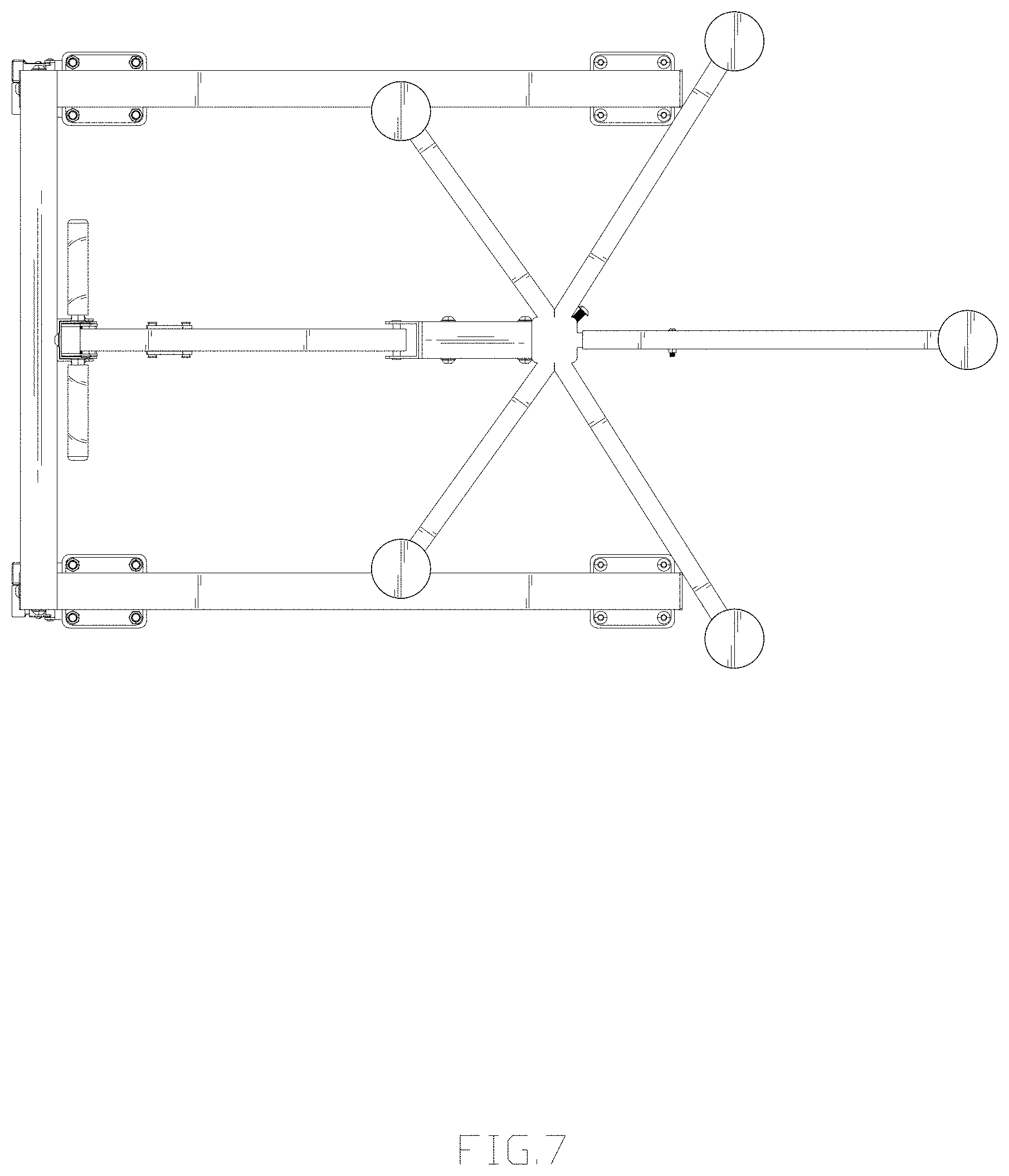 Patent USD1001411 Figure 7 – Vehicle hardtop lift