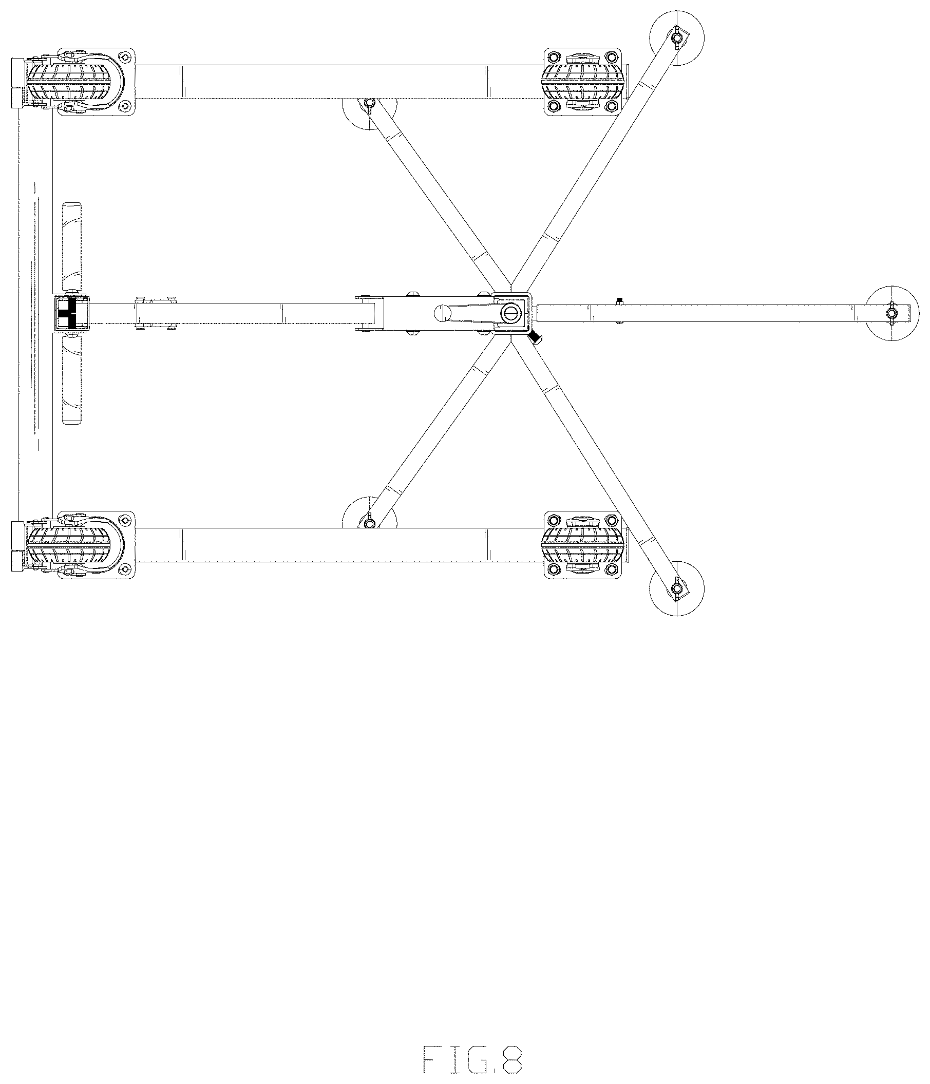 Patent USD1001411 Figure 8 – Vehicle hardtop lift