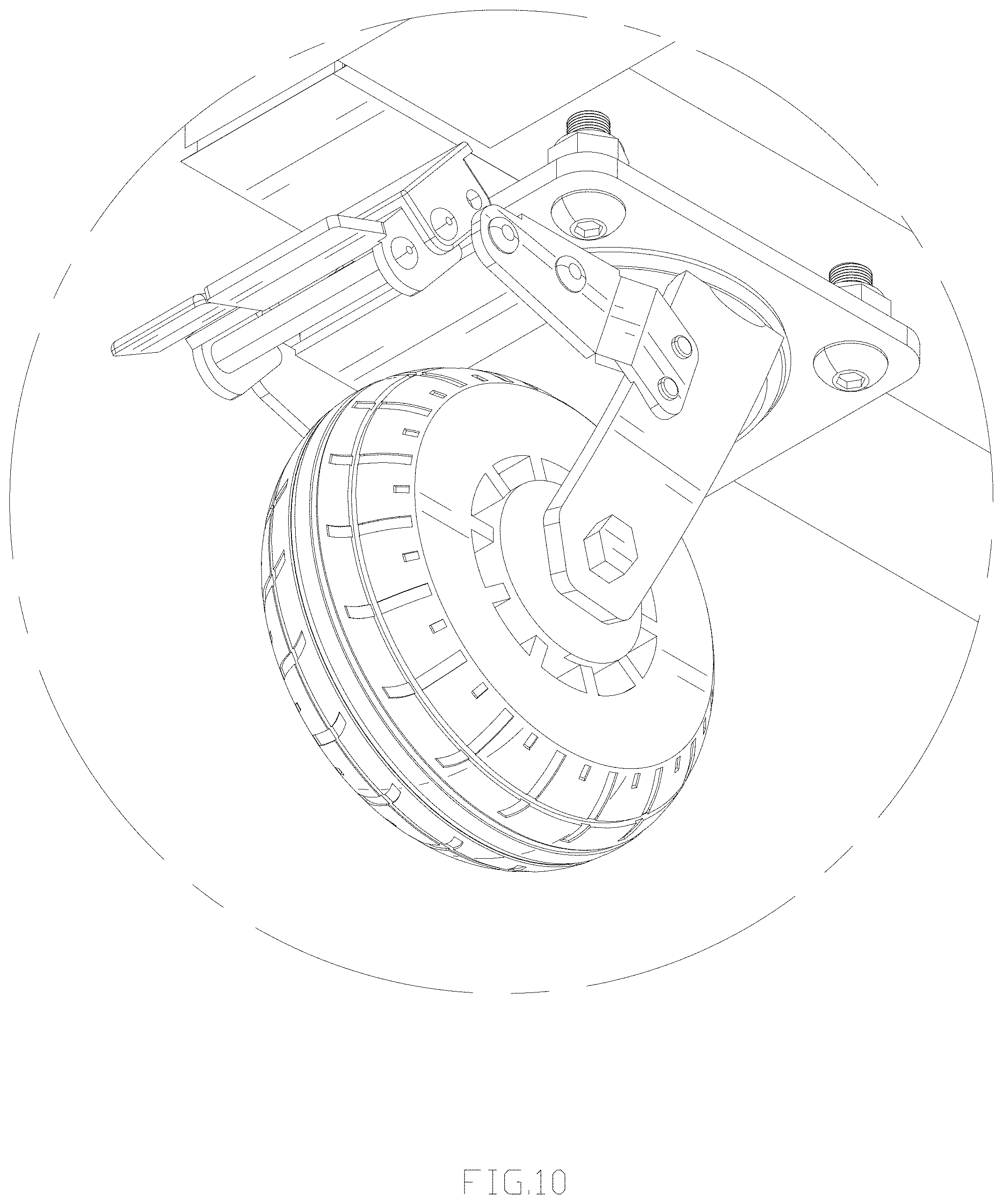 Patent USD1001411 Figure 10 – Vehicle hardtop lift