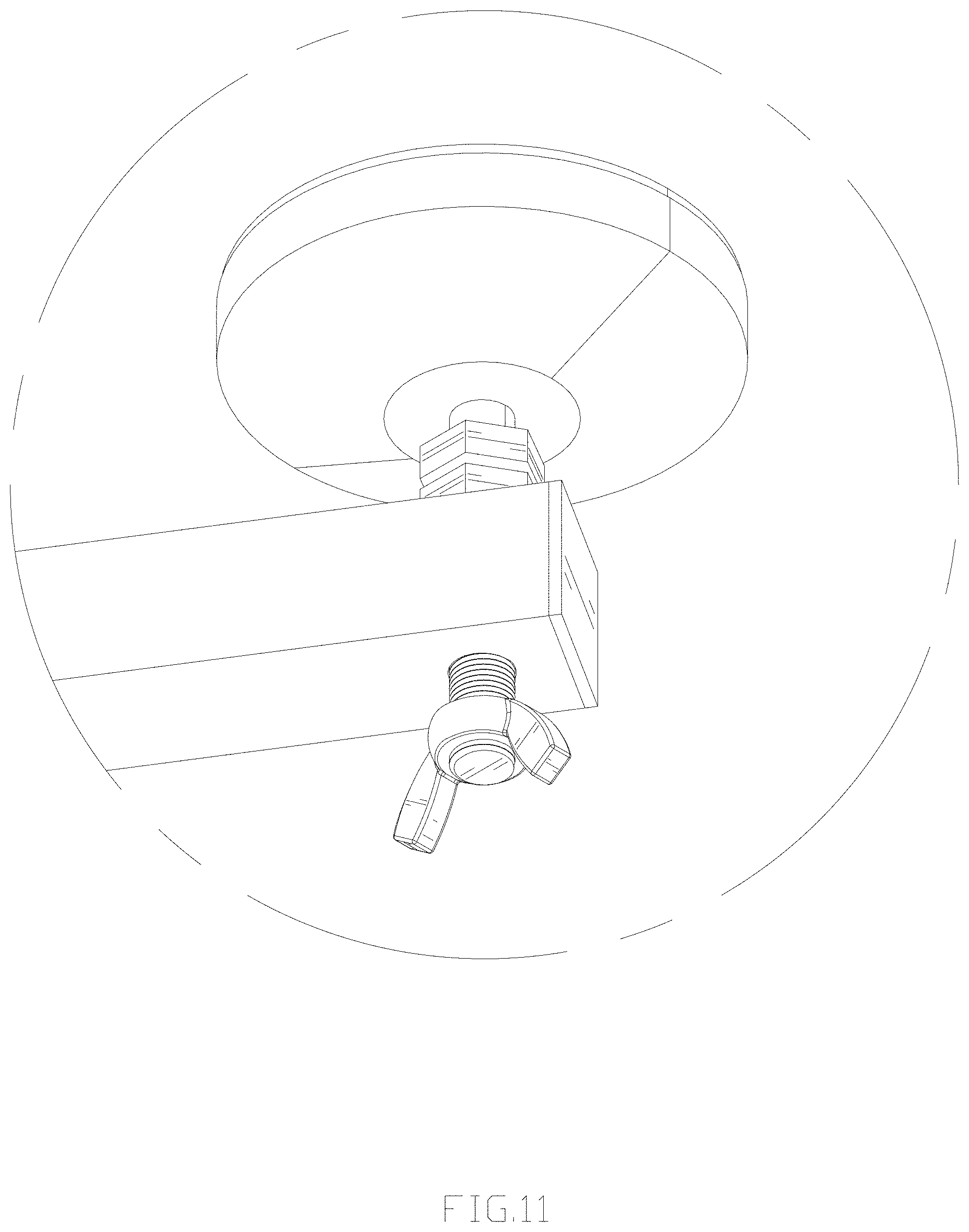 Patent USD1001411 Figure 11 – Vehicle hardtop lift
