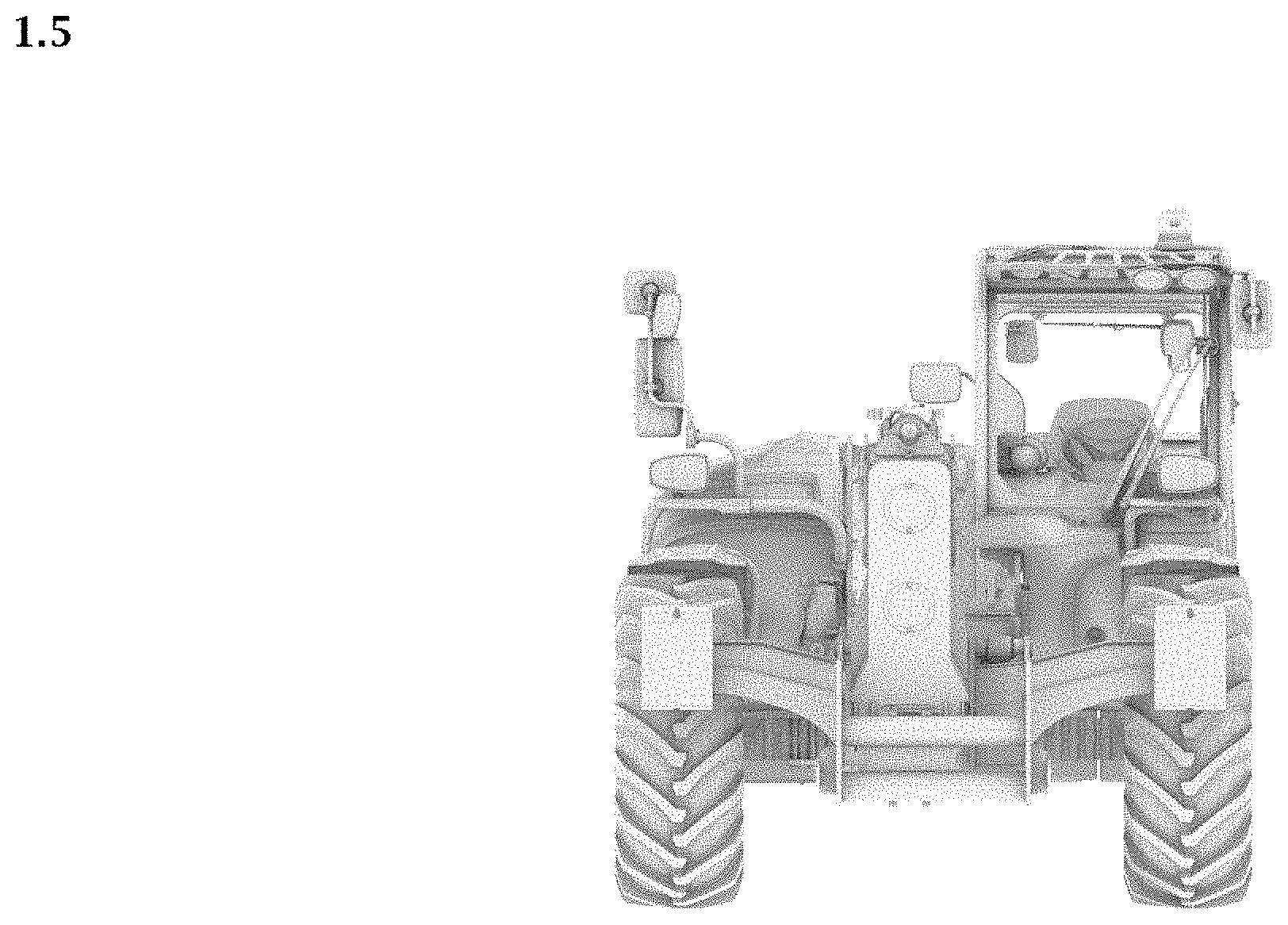 Patent USD1001412 Figure 5 – Forklift truck