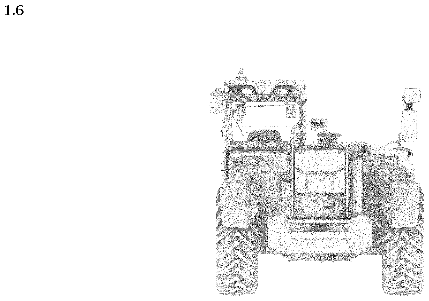 Patent USD1001412 Figure 6 – Forklift truck