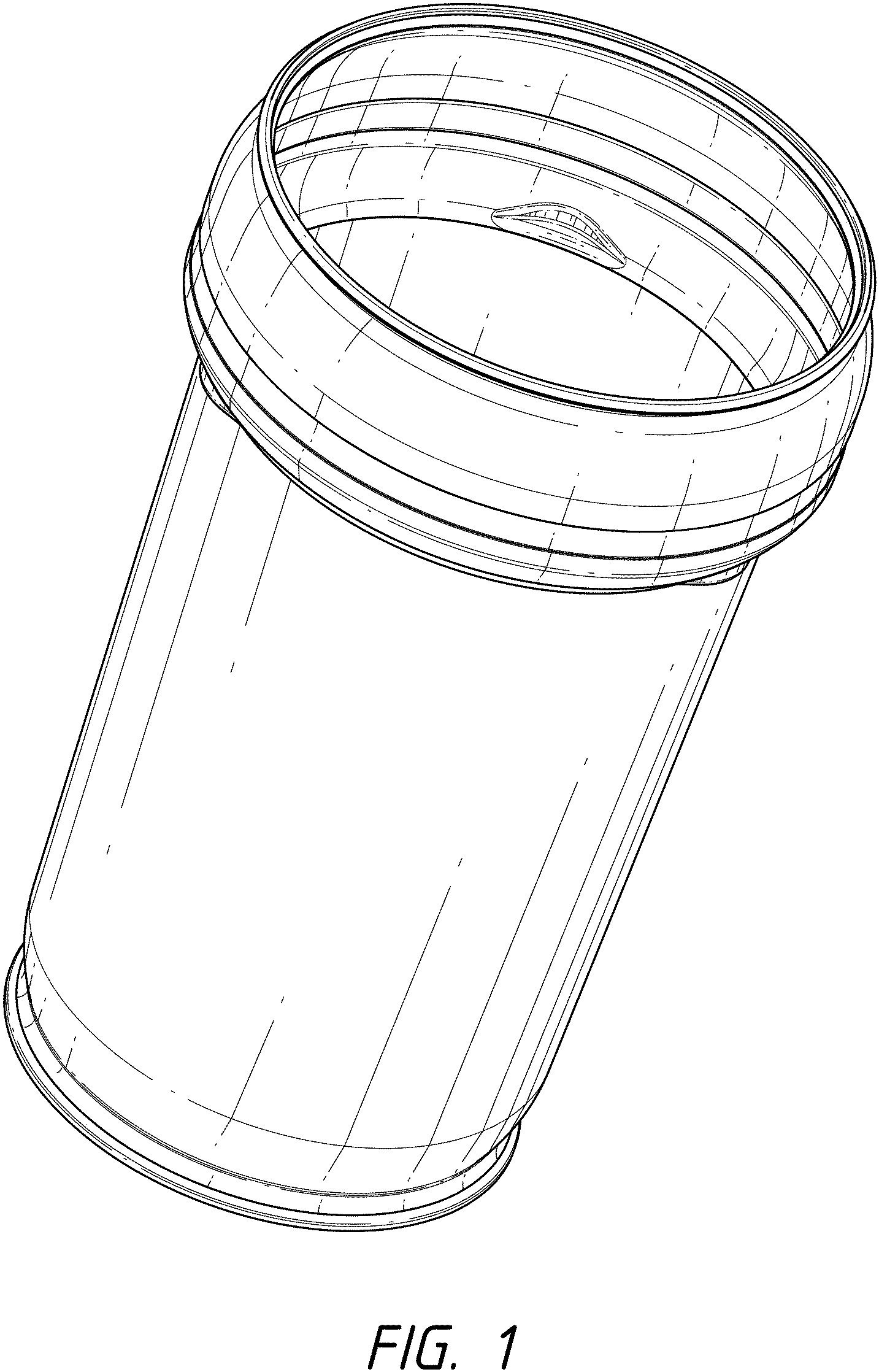 Patent USD1001413 Figure 1 – Nestable drum