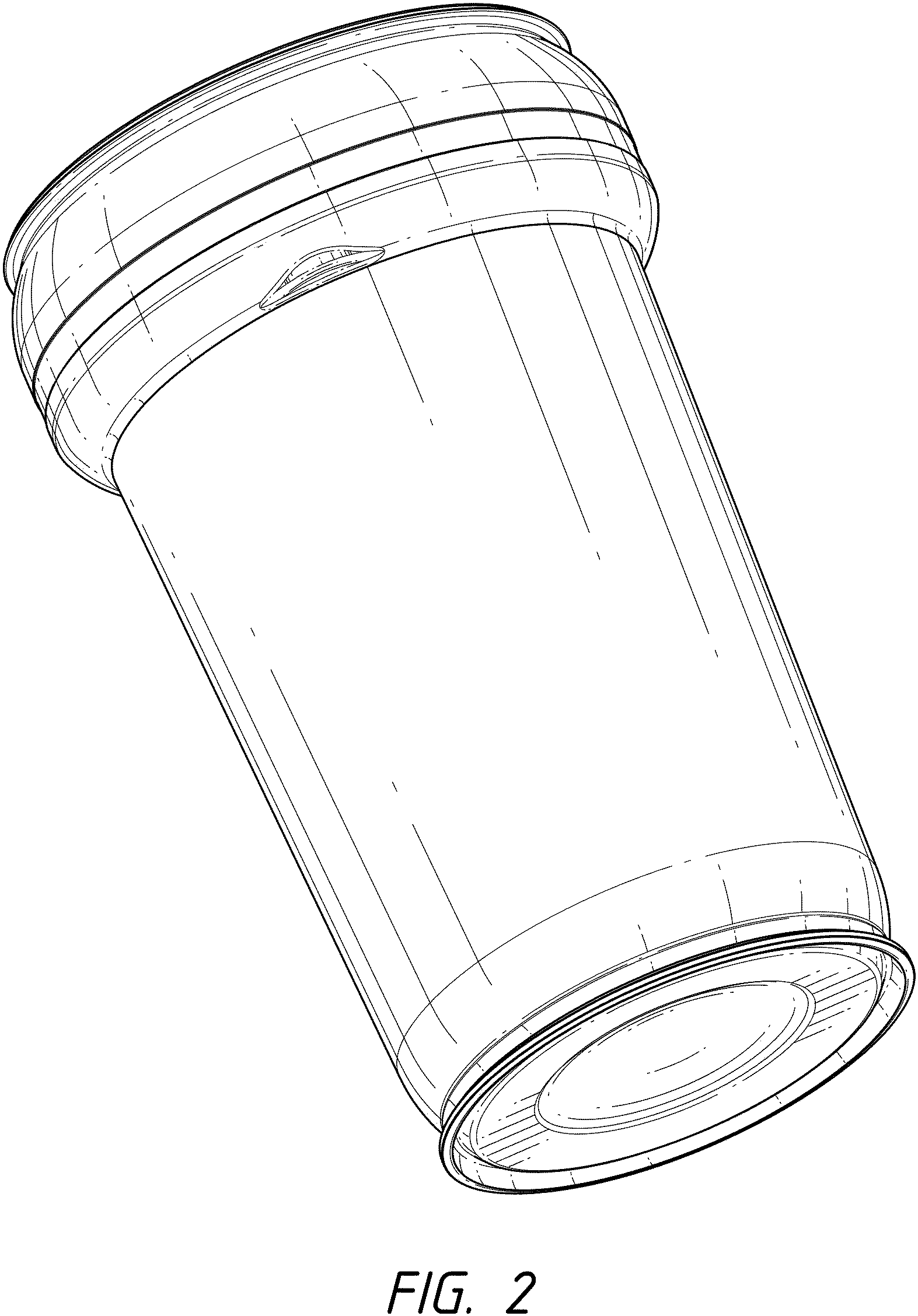 Patent USD1001413 Figure 2 – Nestable drum