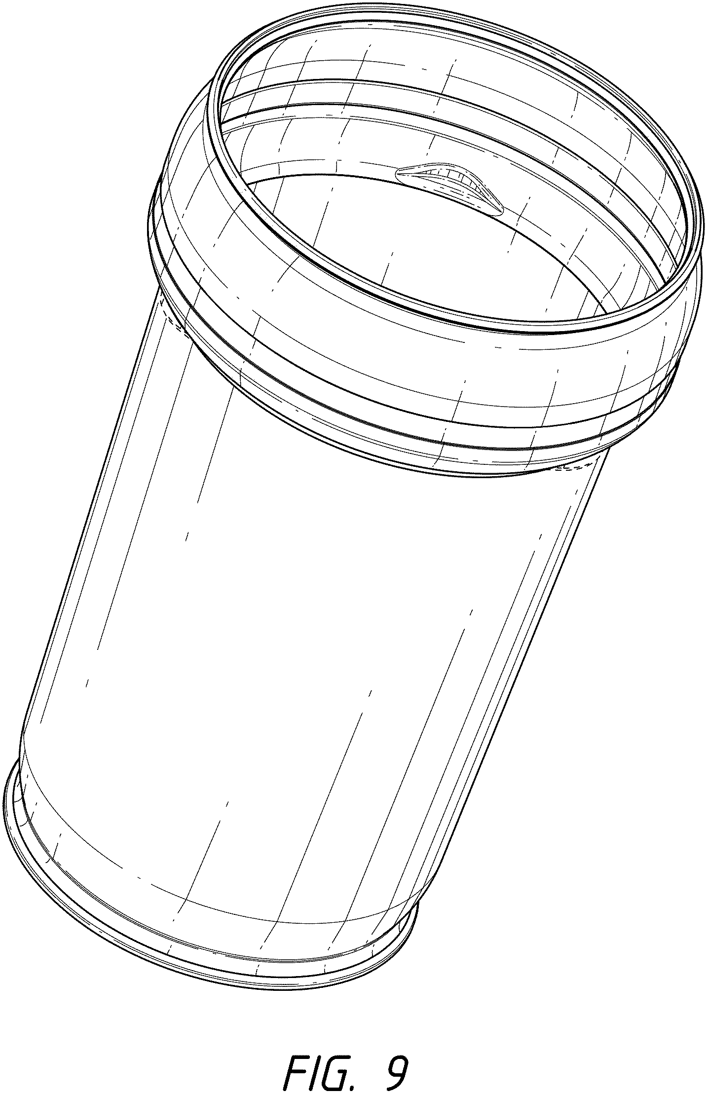 Patent USD1001413 Figure 8 – Nestable drum