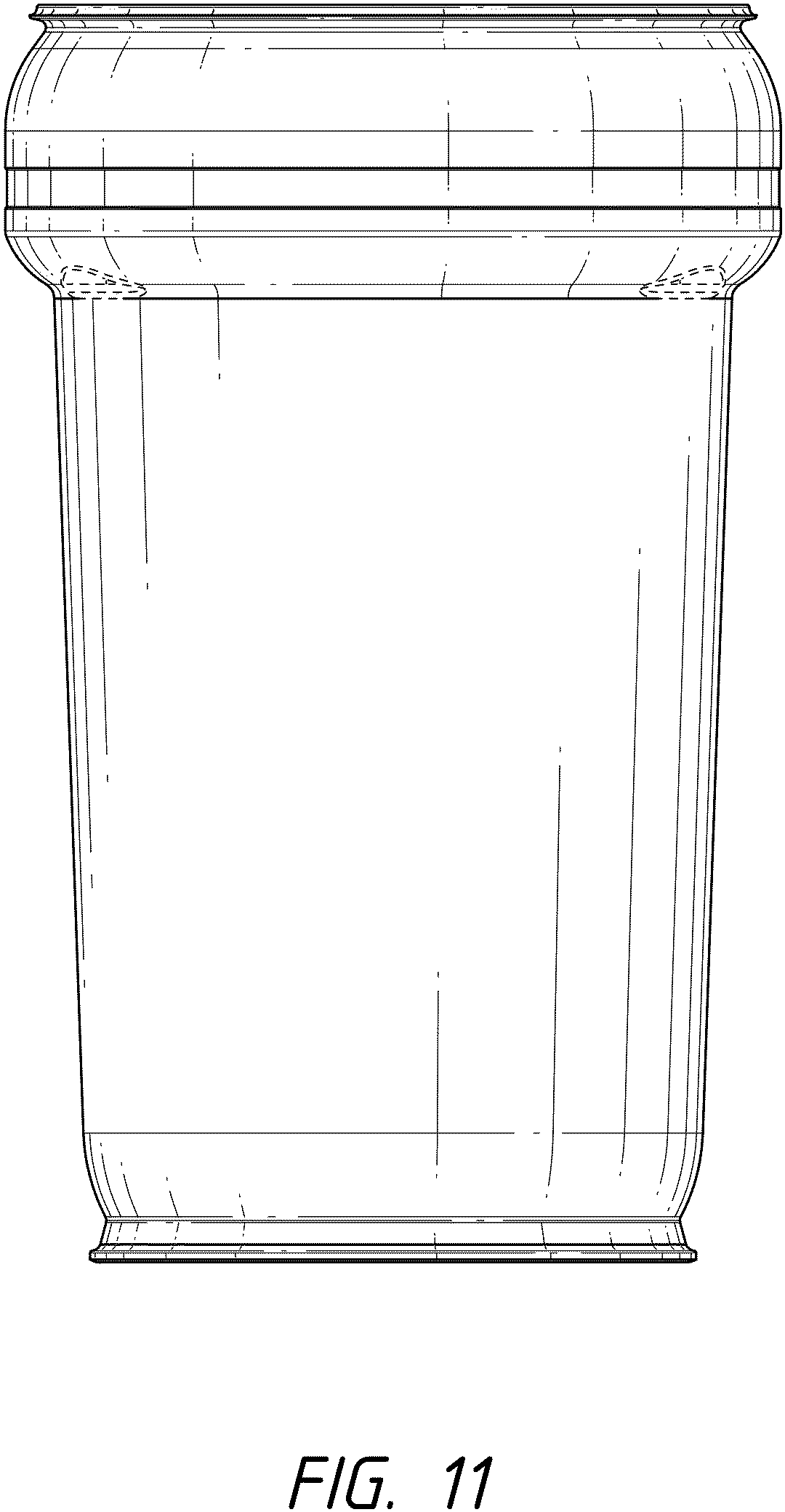 Patent USD1001413 Figure 10 – Nestable drum