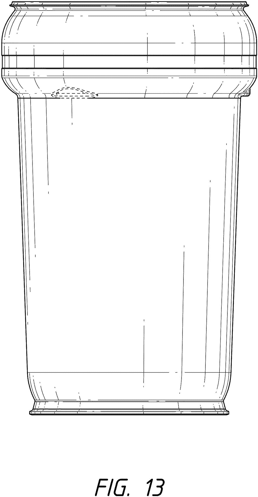 Patent USD1001413 Figure 12 – Nestable drum
