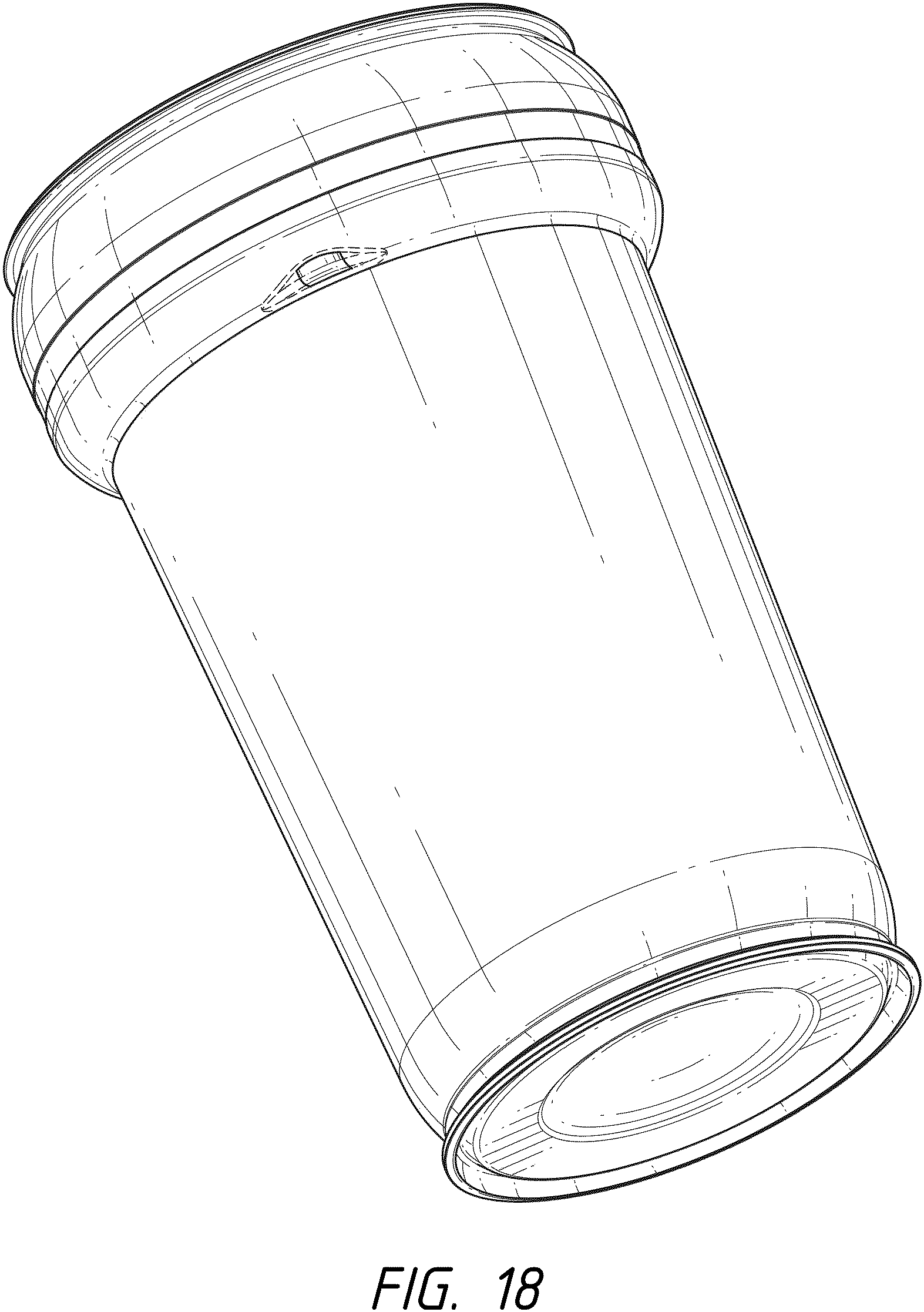 Patent USD1001413 Figure 16 – Nestable drum