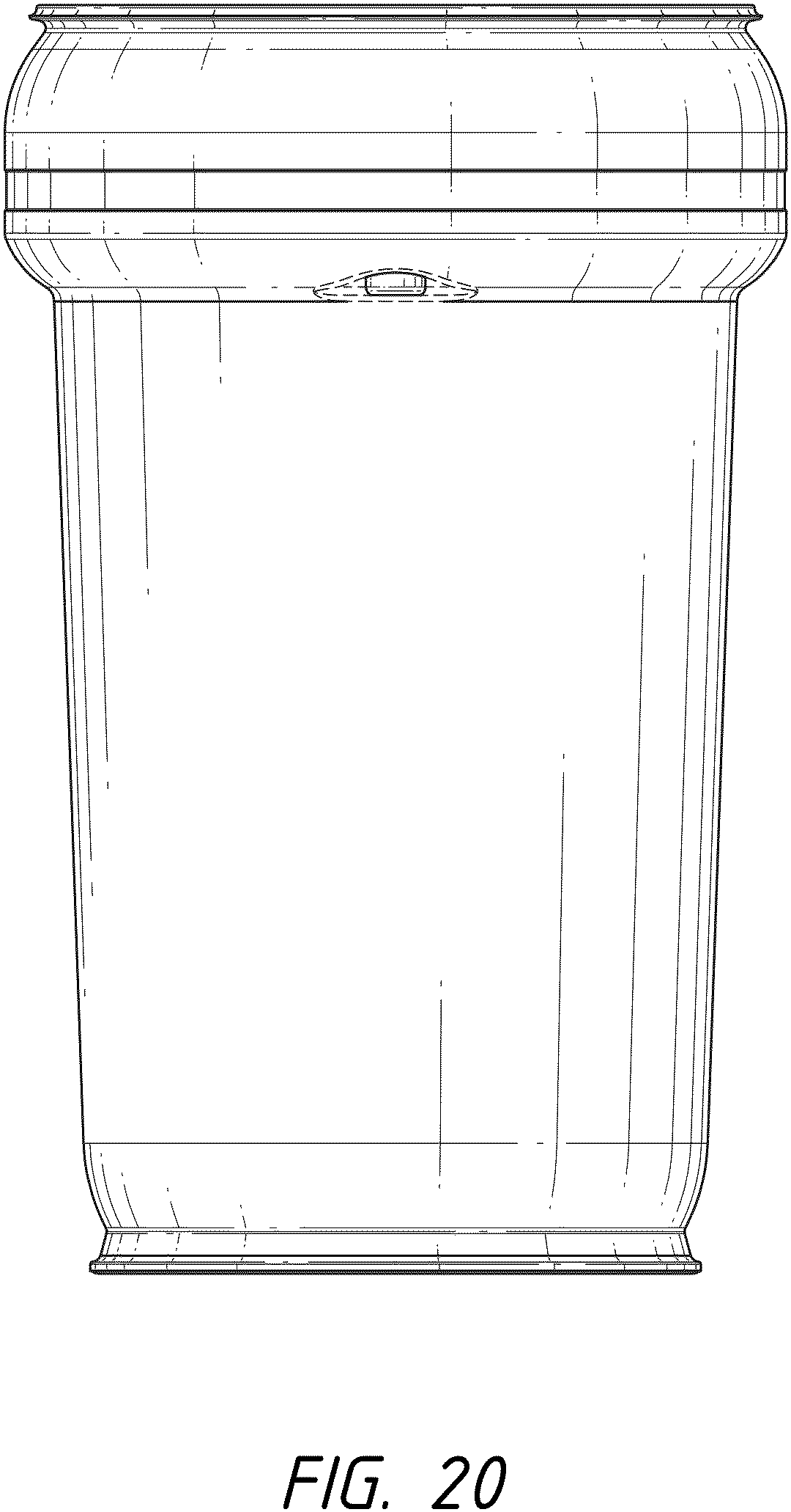 Patent USD1001413 Figure 18 – Nestable drum