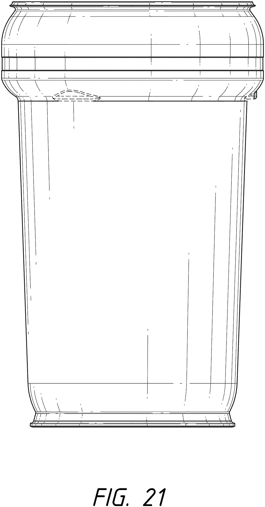 Patent USD1001413 Figure 19 – Nestable drum