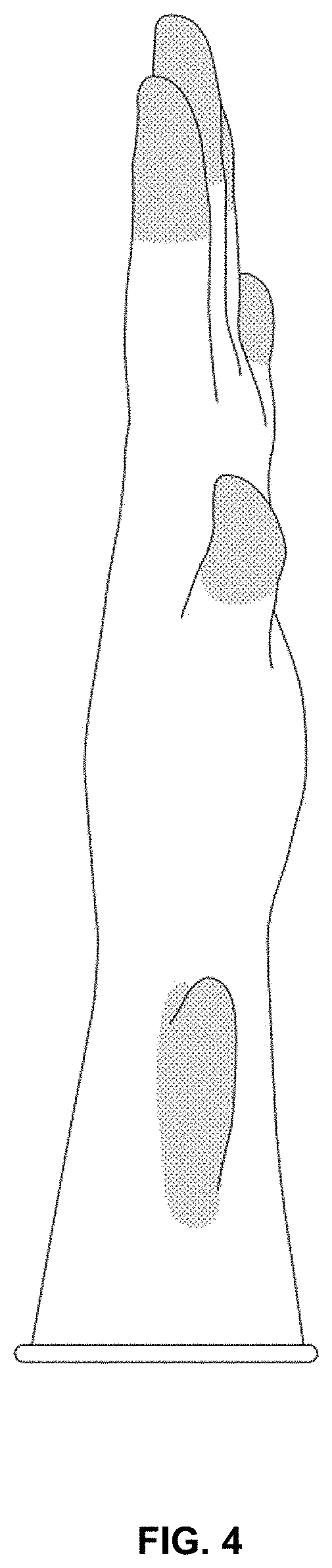 Patent USD1001415 Figure 4 – Glove