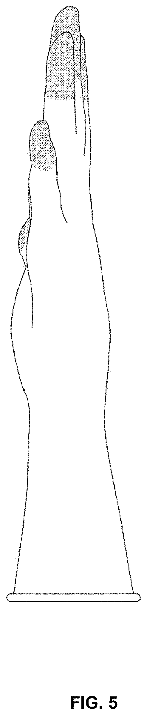 Patent USD1001415 Figure 5 – Glove