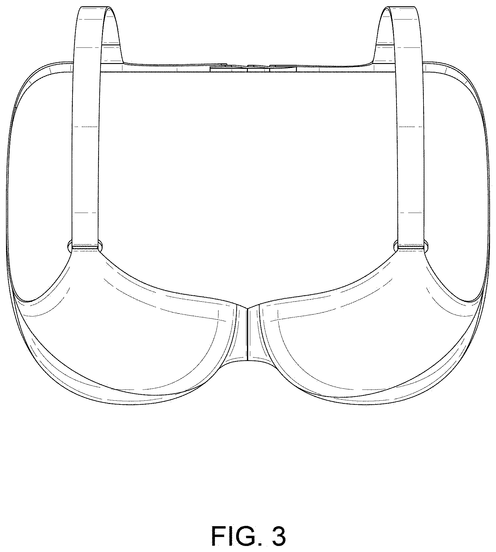 Patent USD1001419 Figure 3 – Adjustable bra