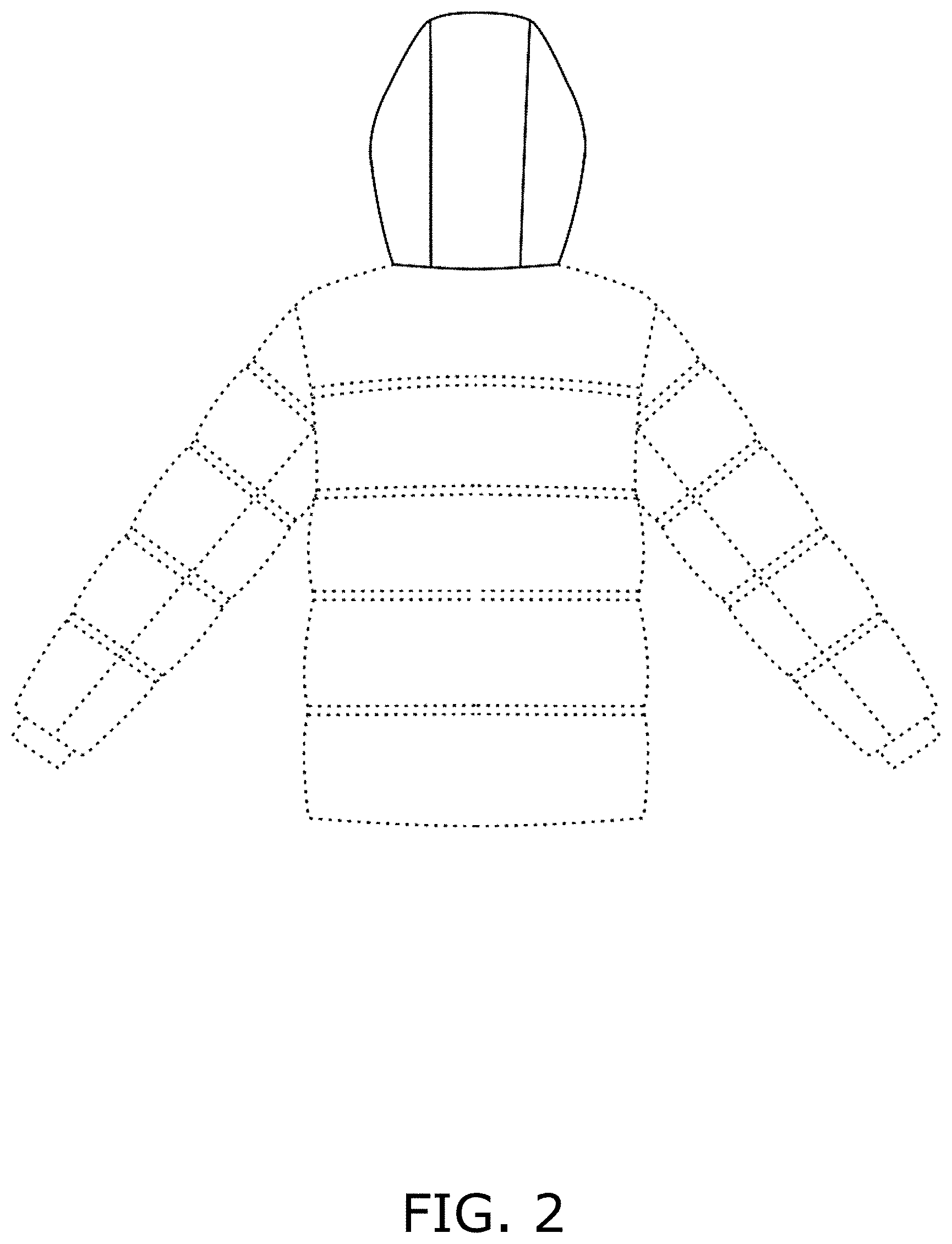 Patent USD1001422 Figure 2 – Jacket