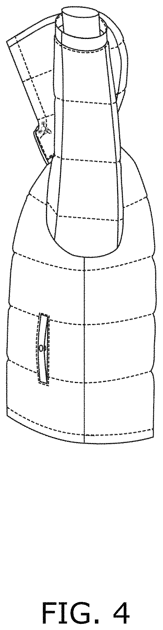 Patent USD1001423 Figure 4 – Jacket