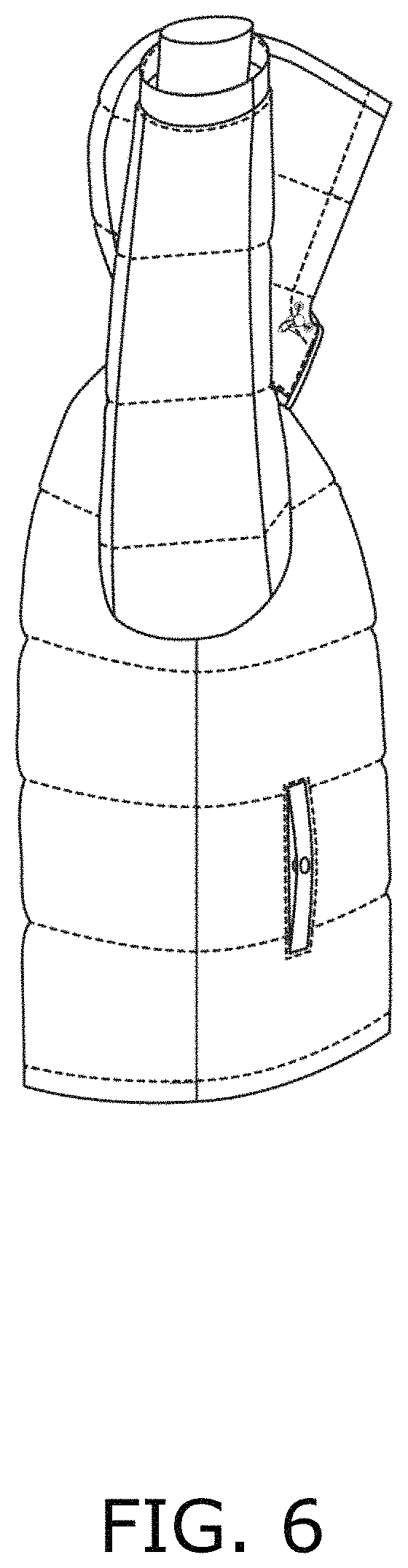 Patent USD1001423 Figure 6 – Jacket