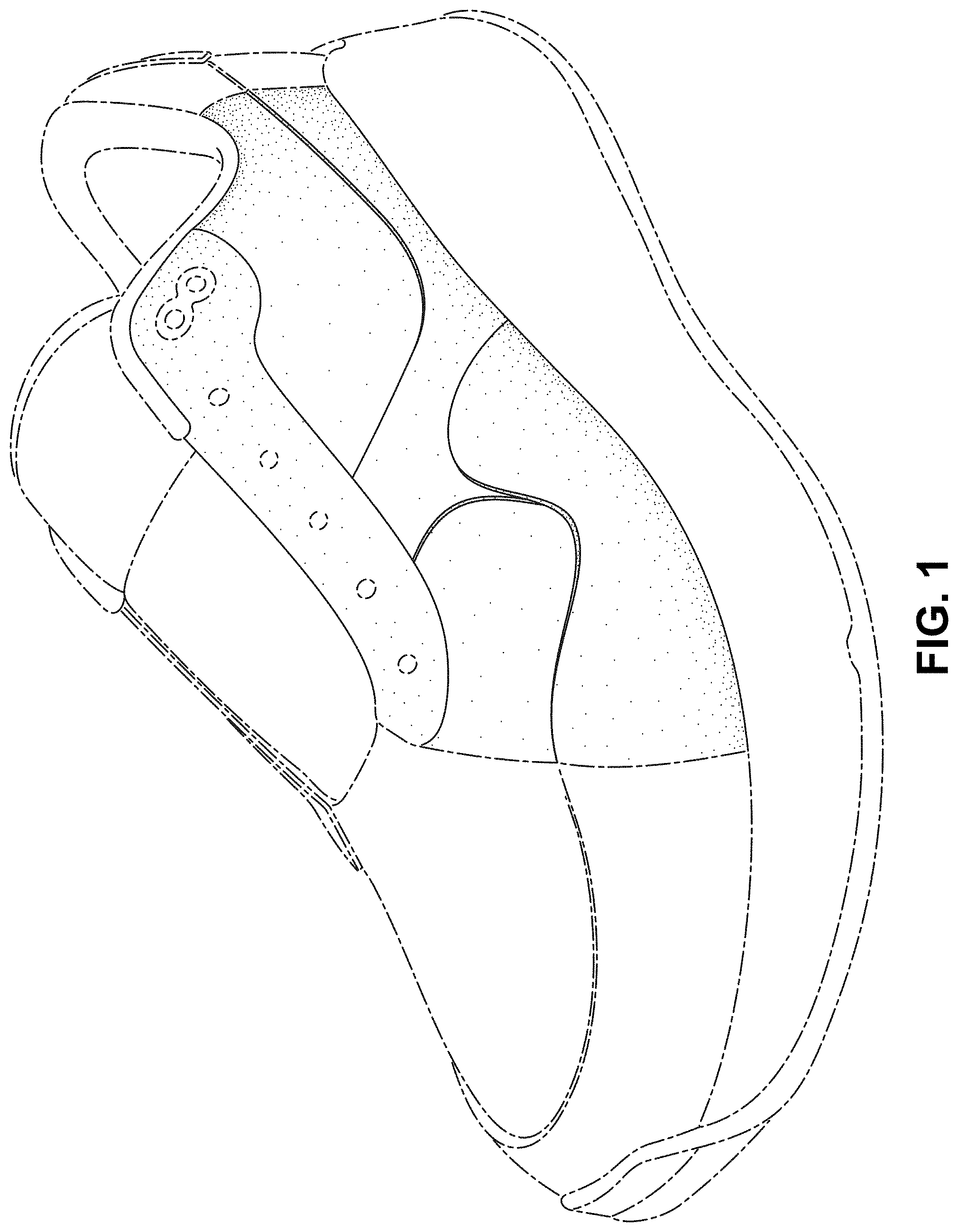 Patent USD1001427 Figure 1 – Shoe