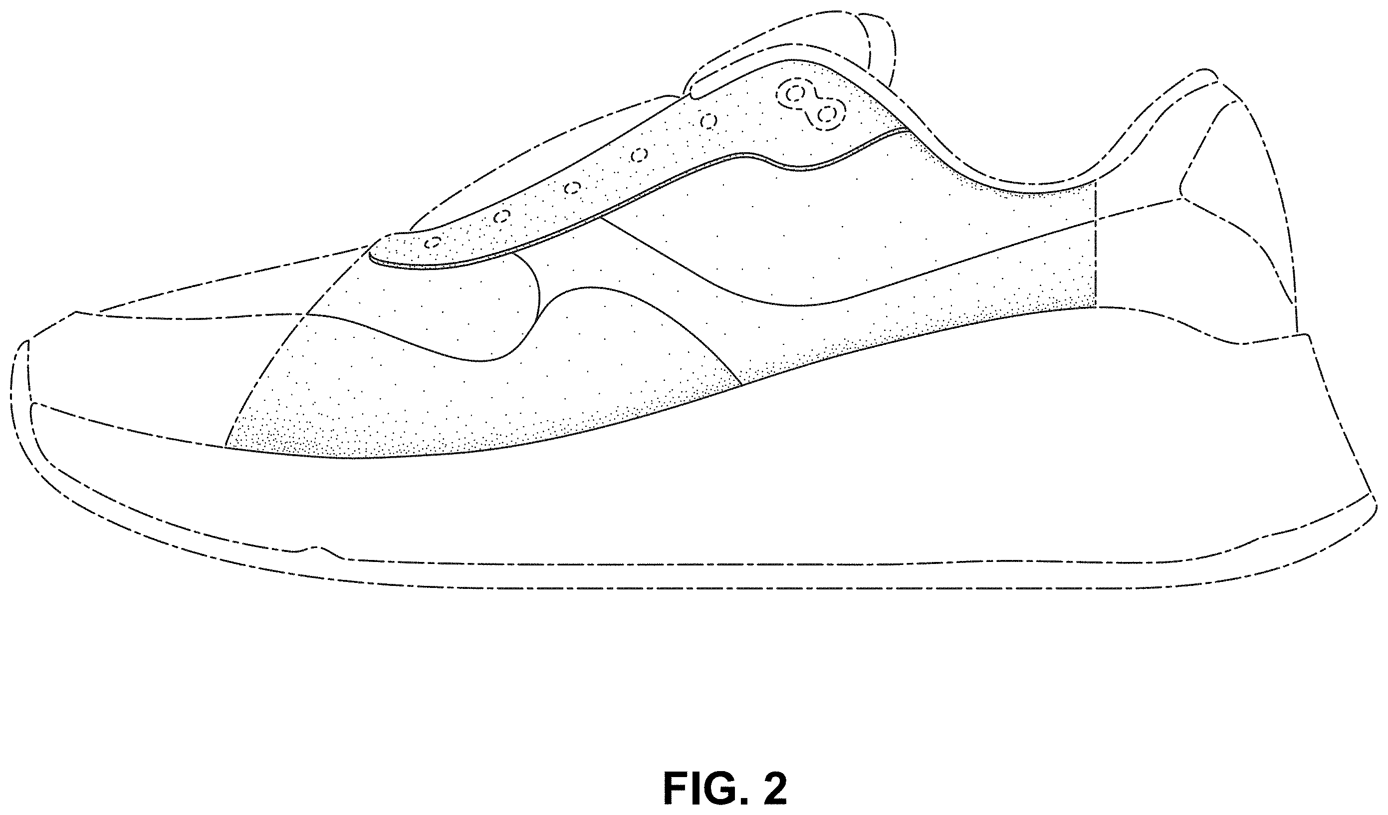 Patent USD1001427 Figure 2 – Shoe