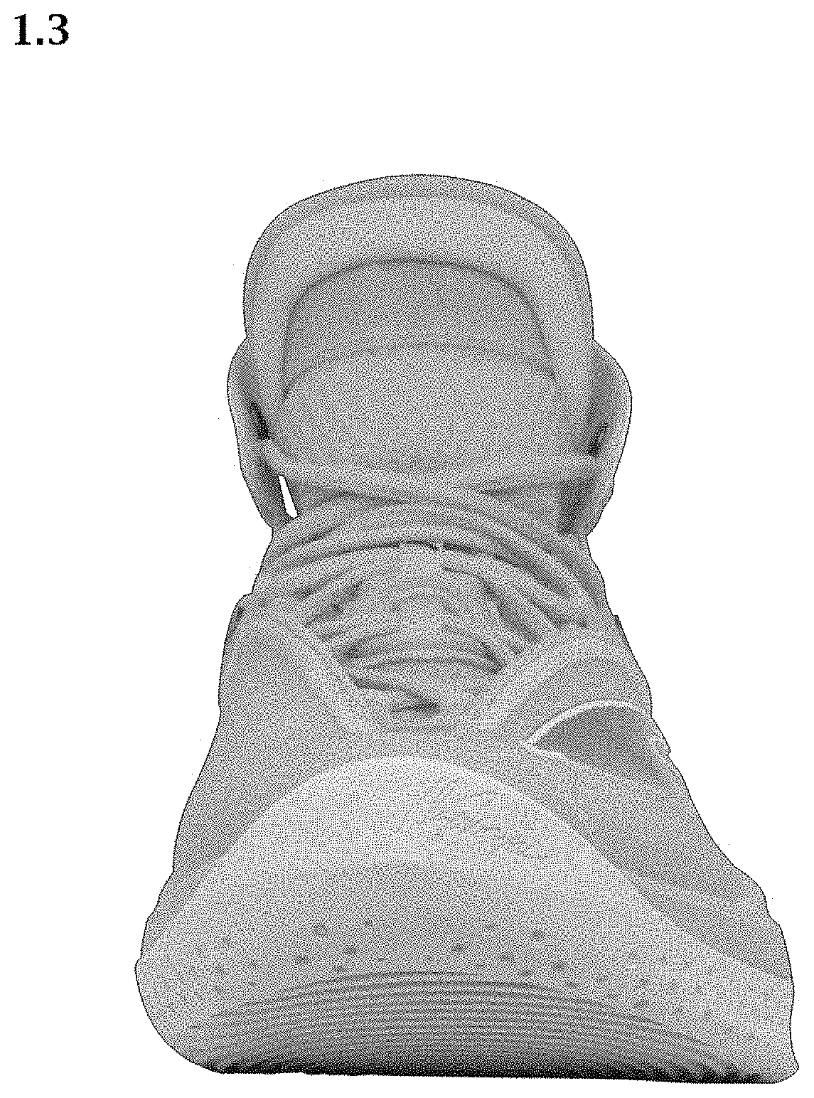 Patent USD1001428 Figure 3 – Shoe