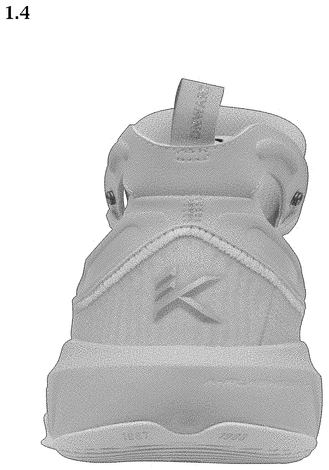 Patent USD1001428 Figure 4 – Shoe